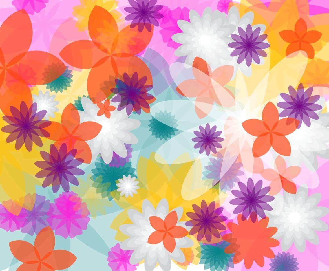 Free Flowers Background Vector Vector Art & Graphics