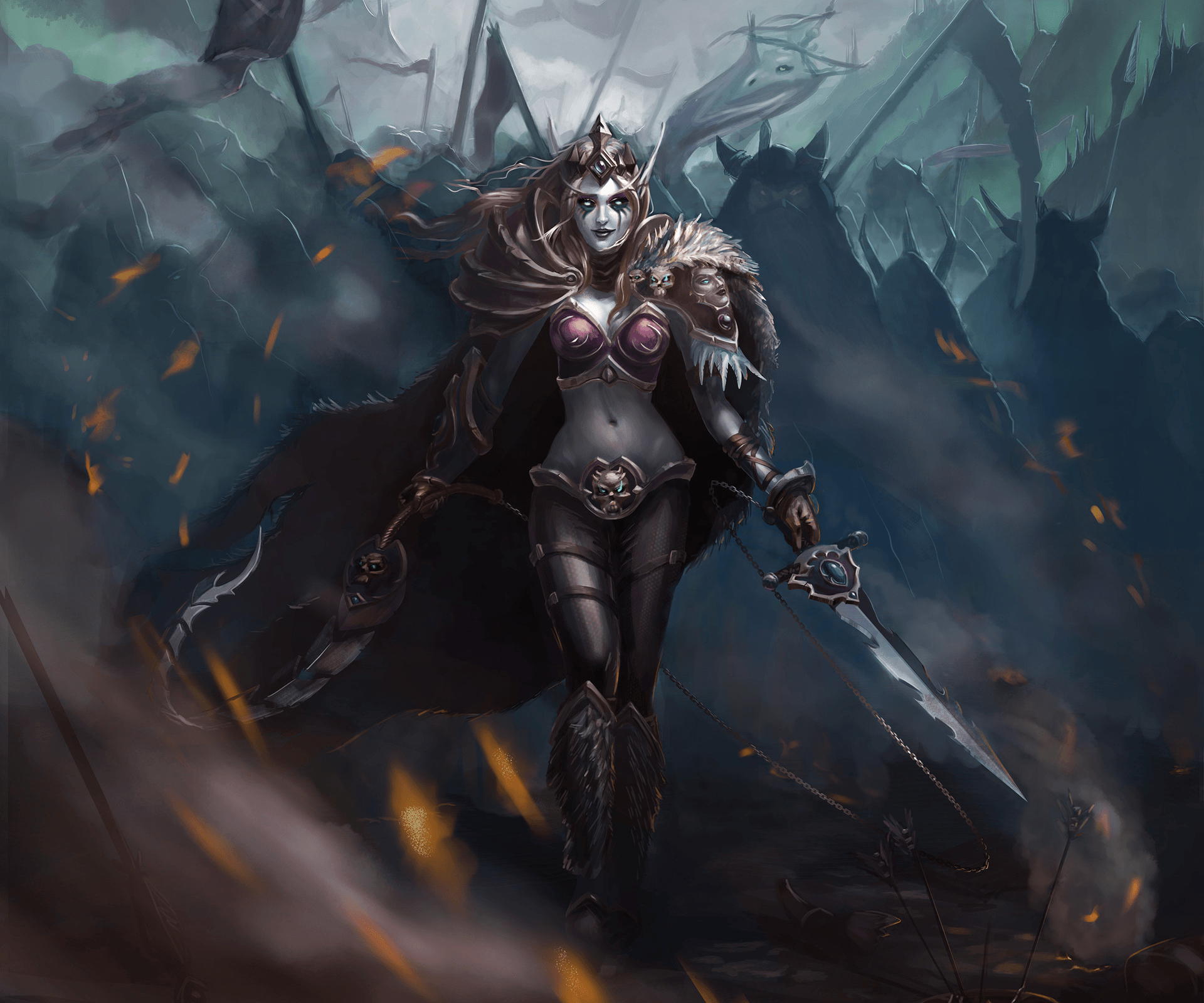 Sylvanas Windrunner HD Wallpaper
