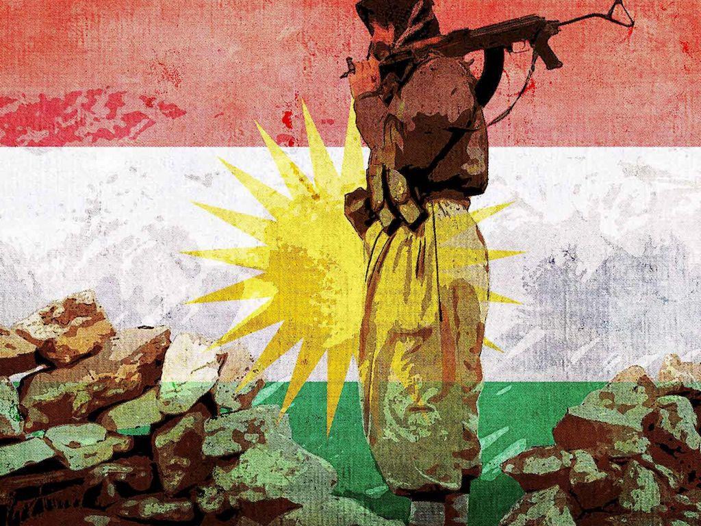Download wallpaper Wallpaper, Flag, Kurdistan, The Flag Of Kurdistan