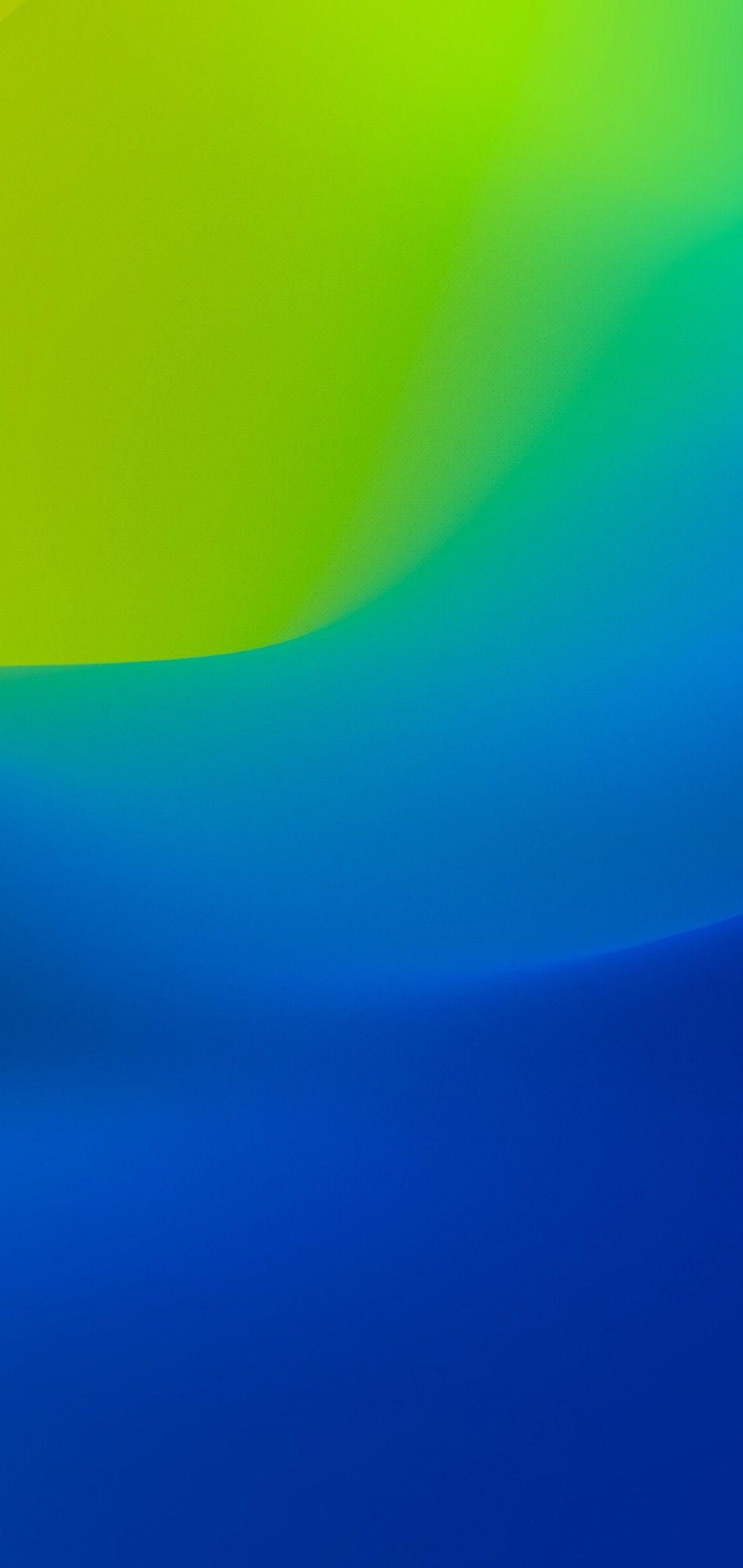 iOS iPhone X, blue, green, clean, simple, abstract, apple