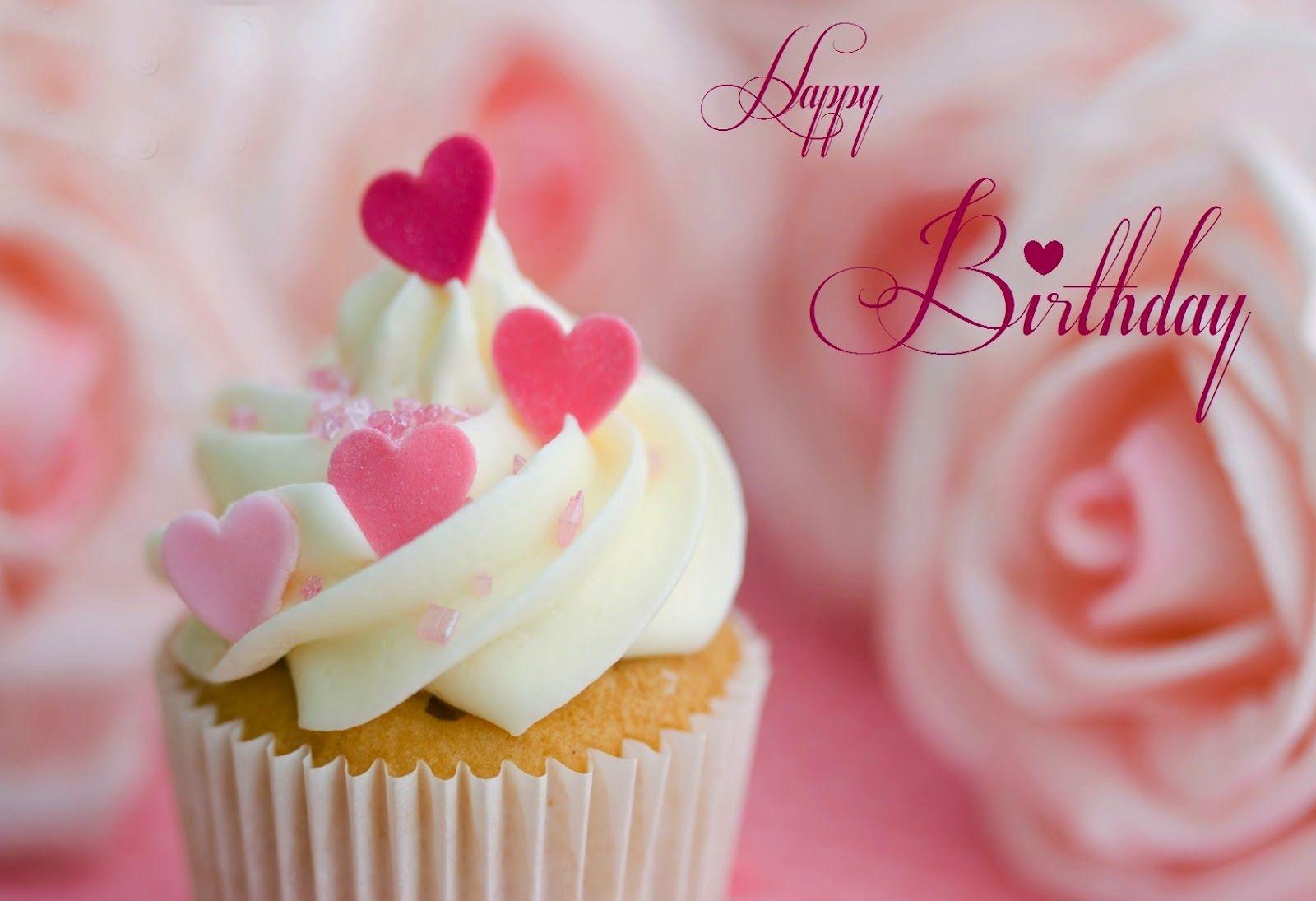 Happy birthday exclusive wallpaper: Happy birthday amazing cup cake