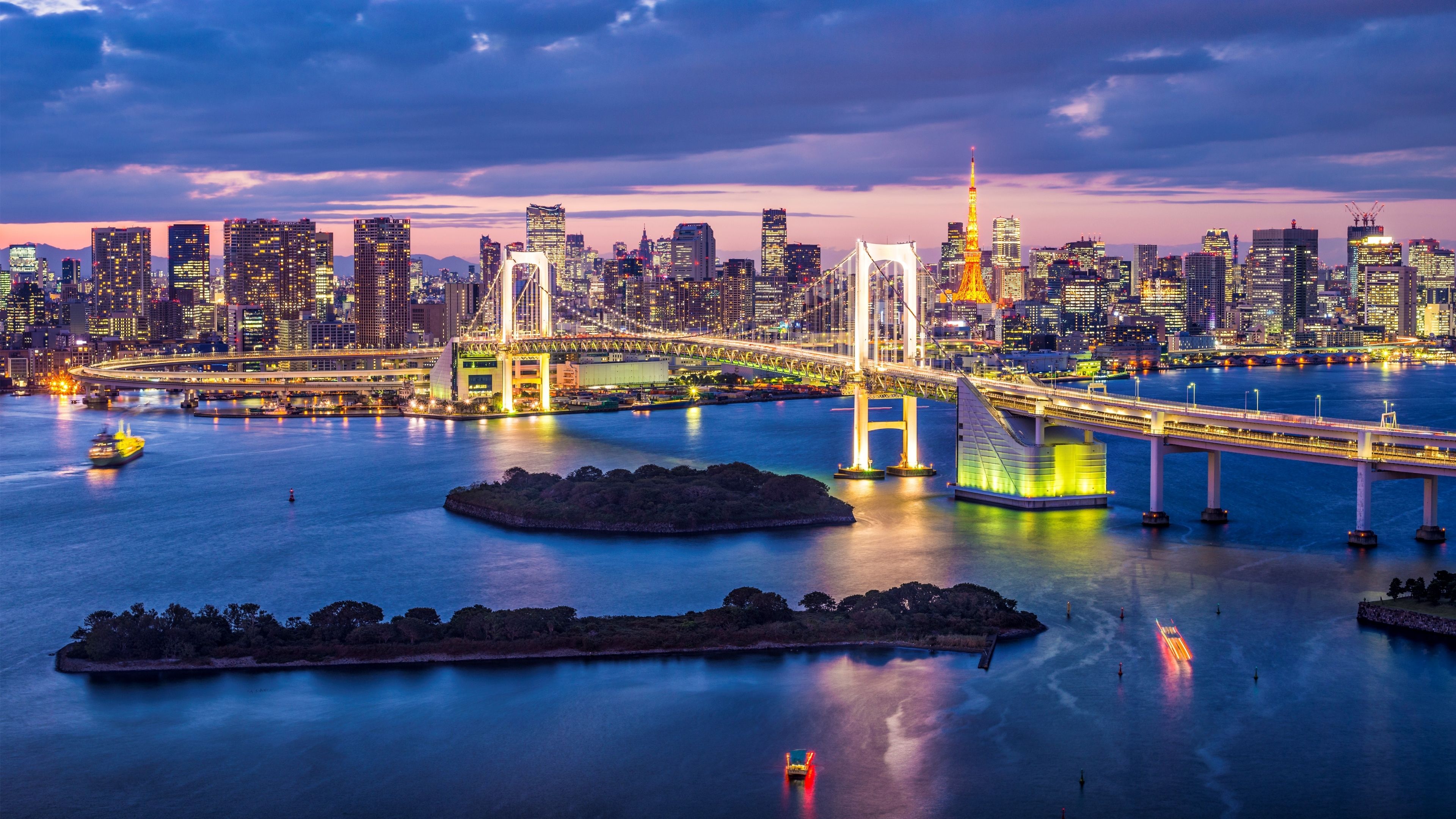 Tokyo Skyline 4k Ultra HD Wallpaper