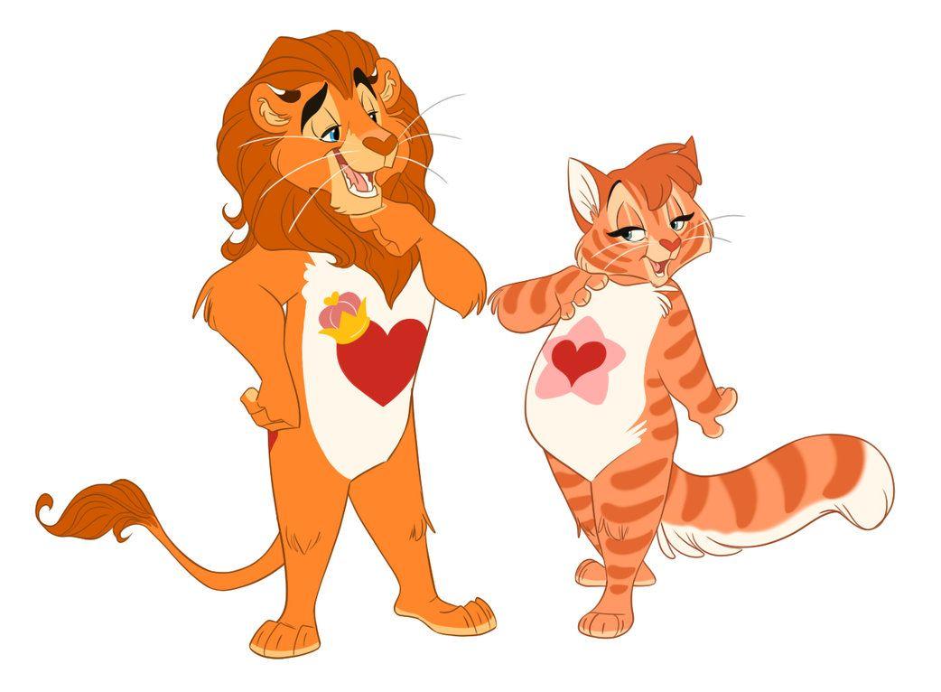 Brave Heart Lion and Proud Heart Cat