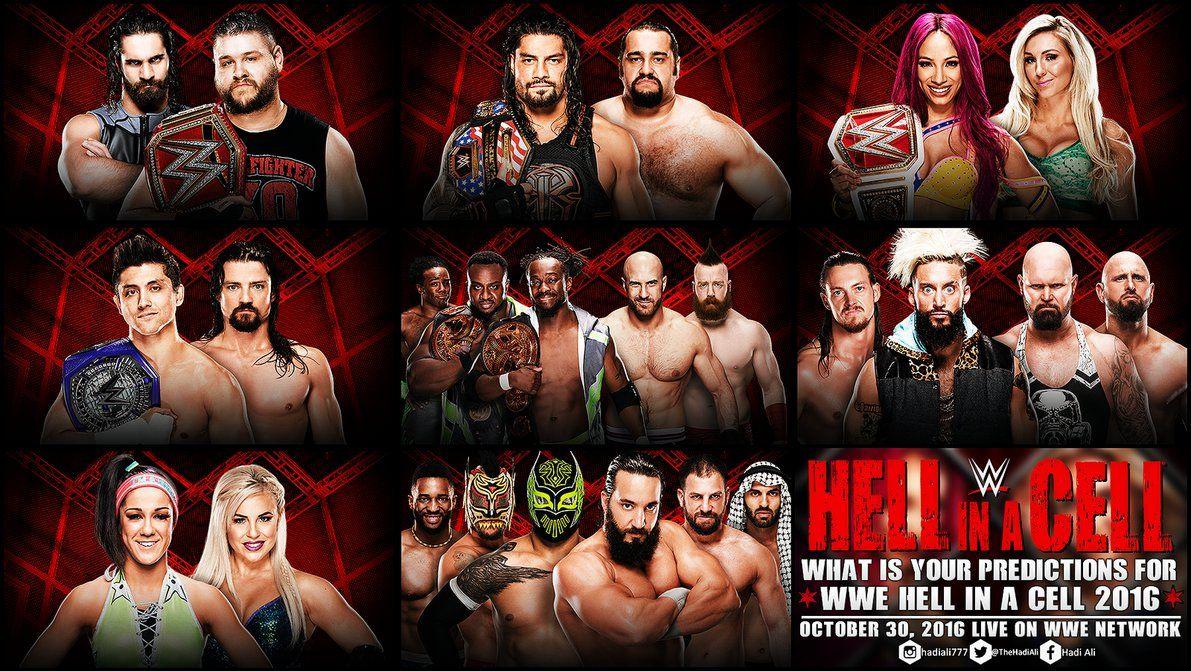 WWE Hell In a Cell 2016 Match Card Predictions