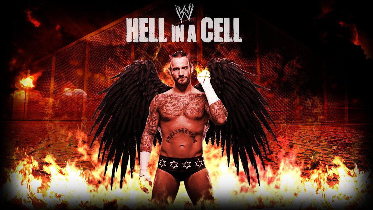 CM Punk Hell in the Cell Wallpaper WWE