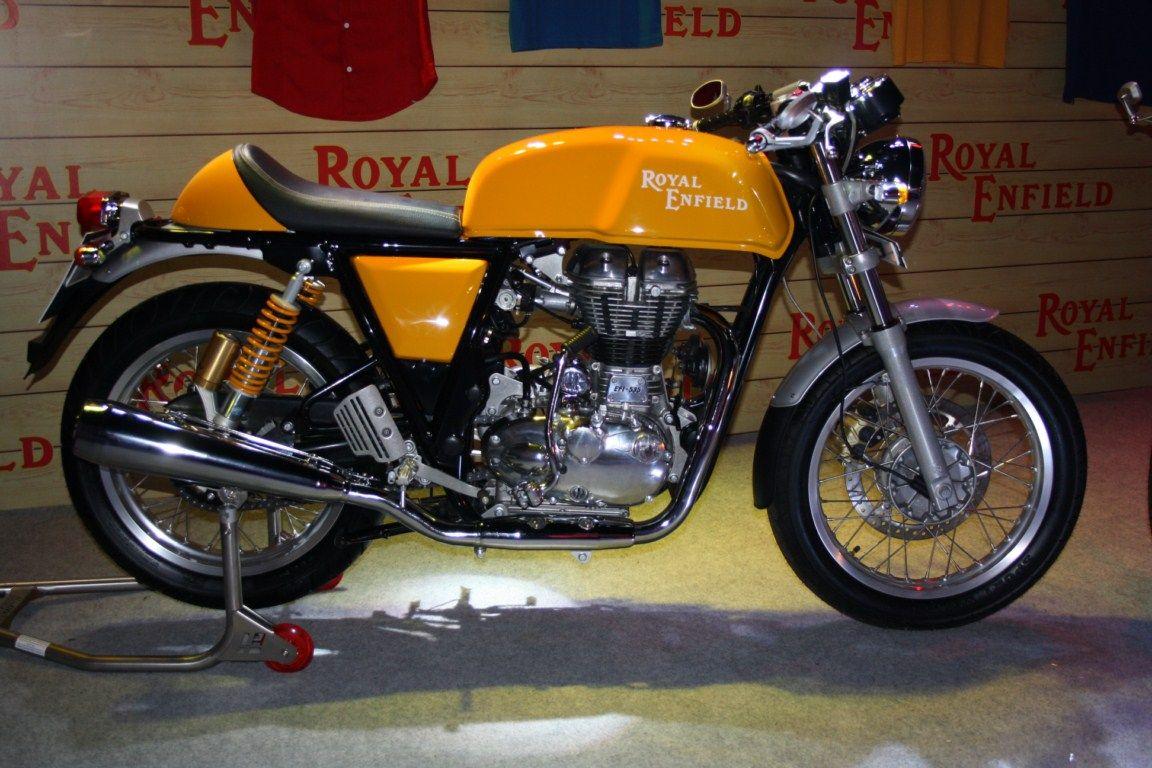Royal Enfield Continental GT Yellow side
