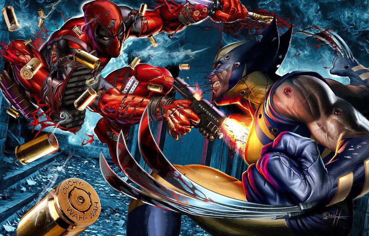 Black Panther & Captain America vs Deadpool & Wolverine
