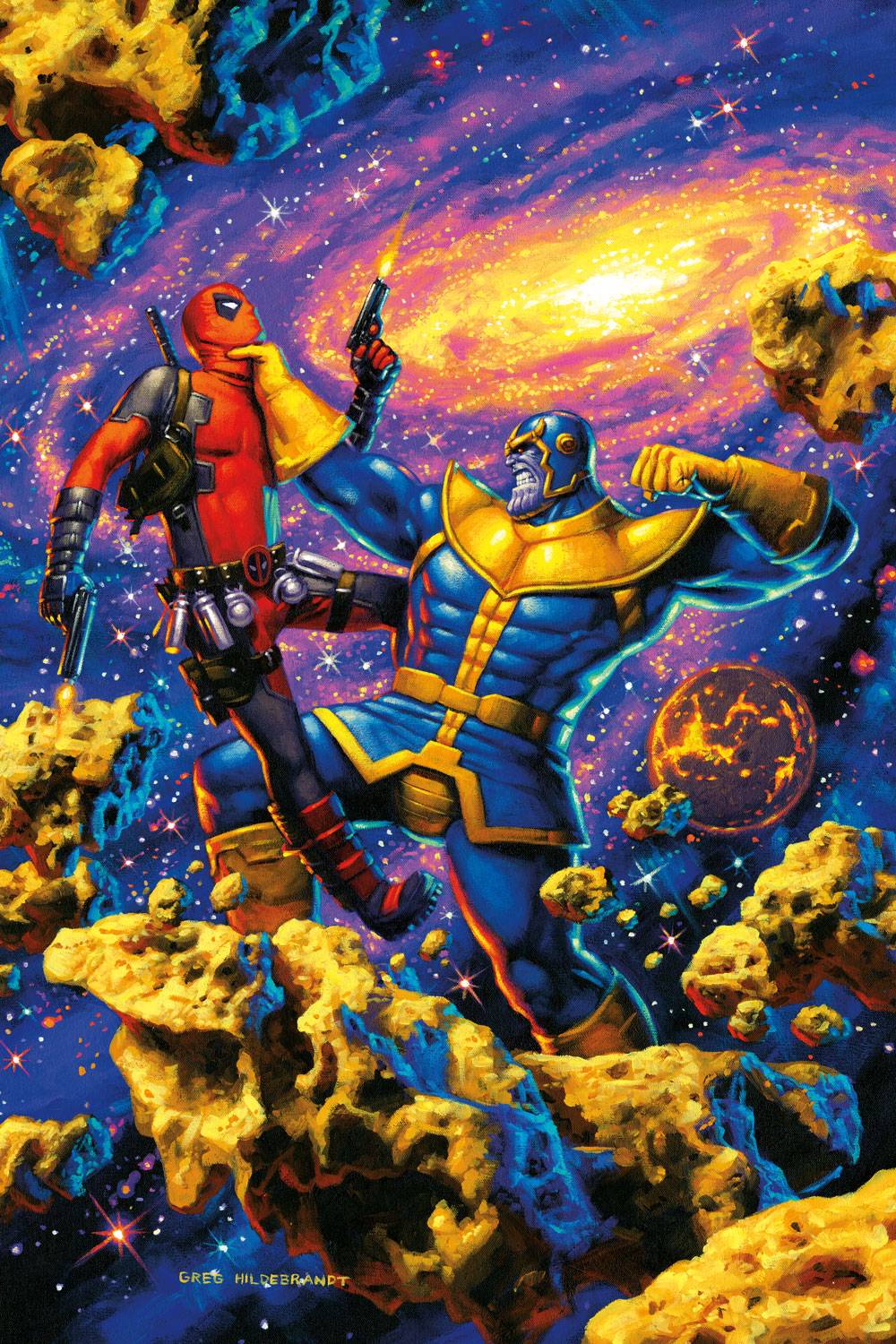 Thanos Beats Deadpool