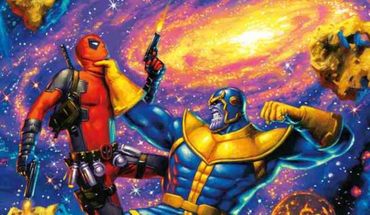 EXCLUSIVE: Deadpool Vs. Thanos Variant By Greg Hildebrandt