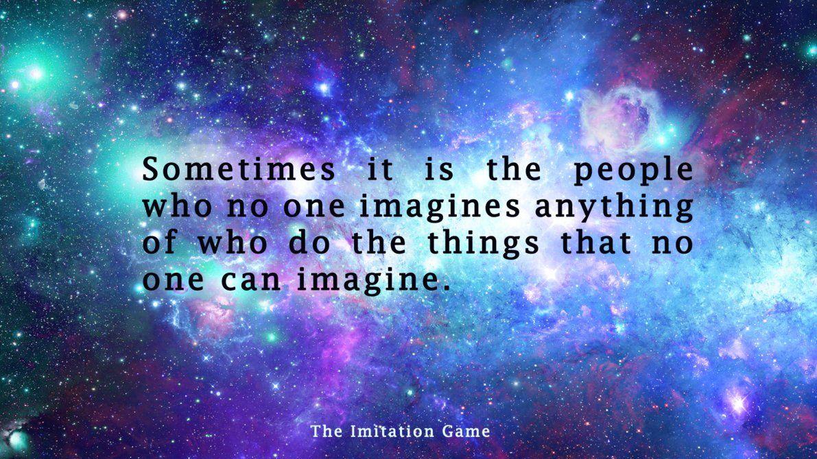 The Imitation Game Quote Wallpapers by Widad