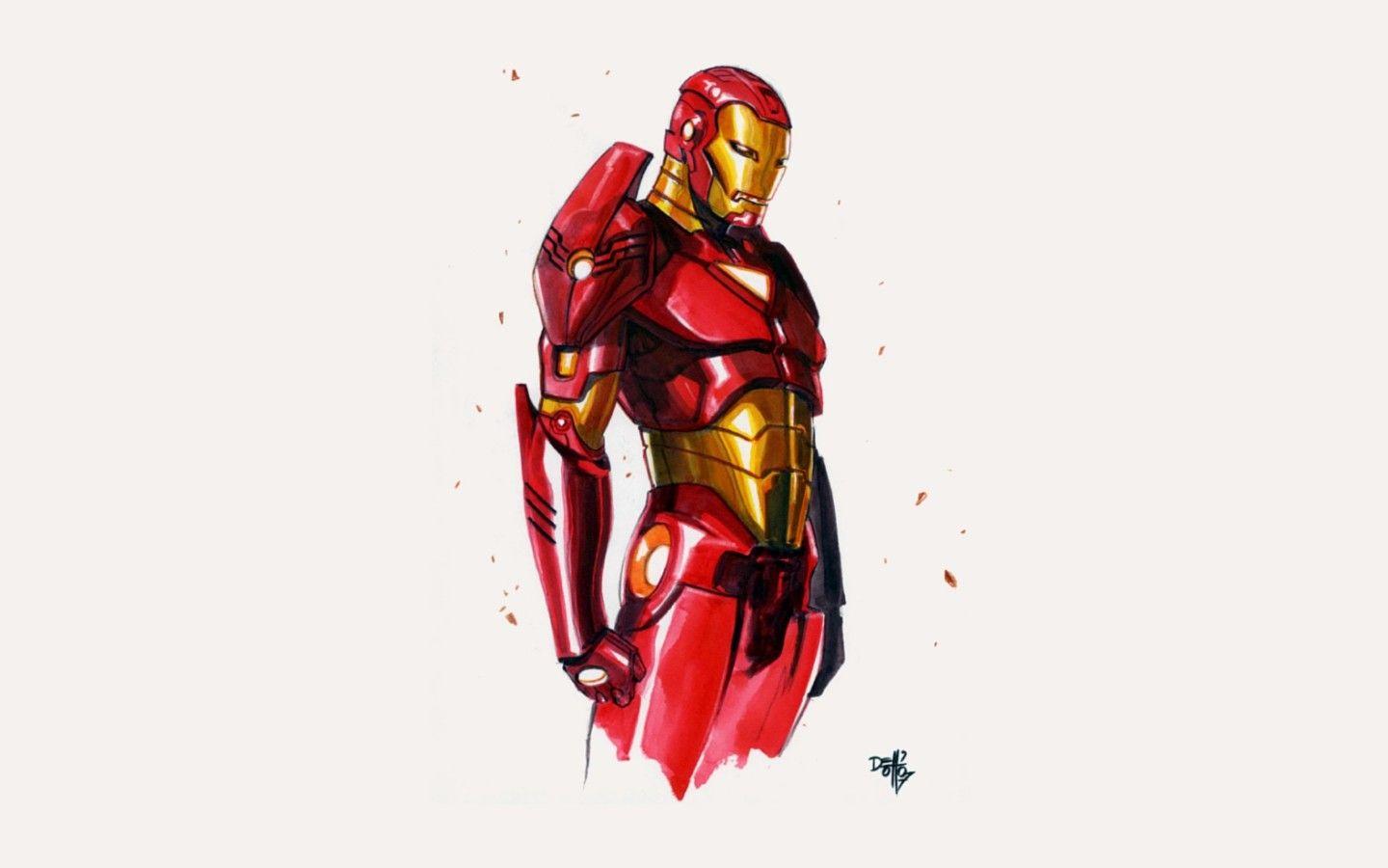 ScreenHeaven: Iron Man Marvel Comics comics superheroes desktop