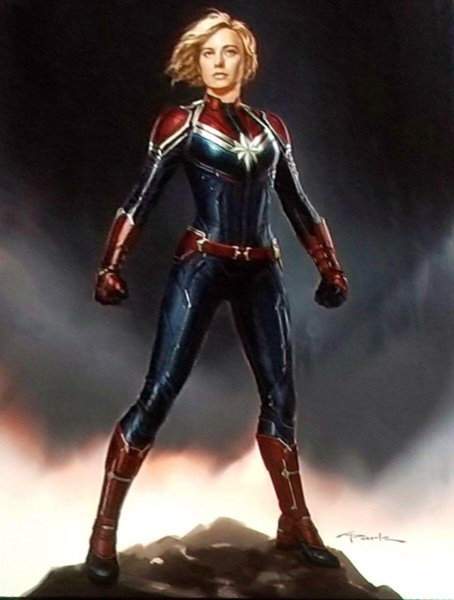 FIRST LOOK: Here's Brie Larson in full Captain Marvel outfit