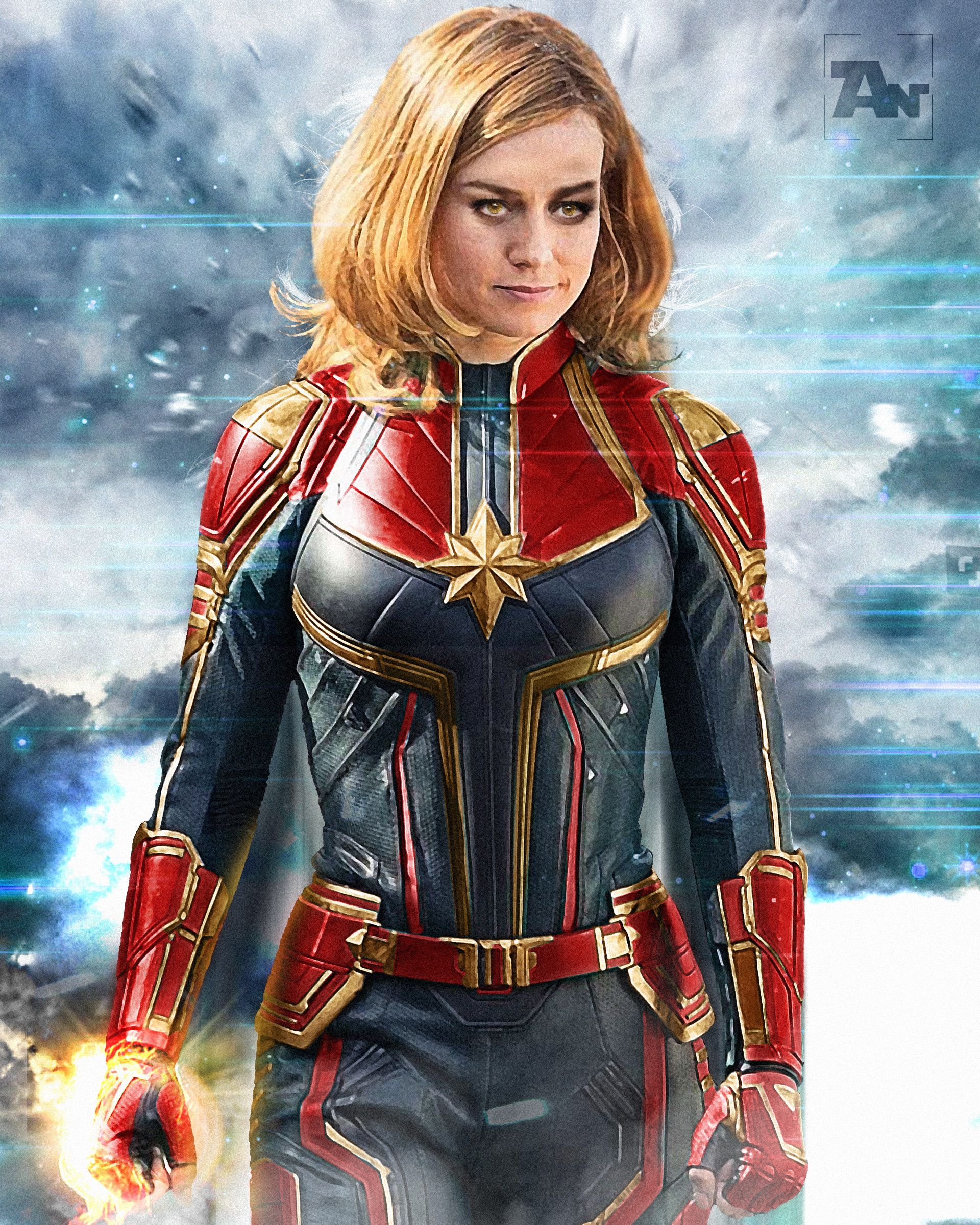 Captain Marvel Anarky Design