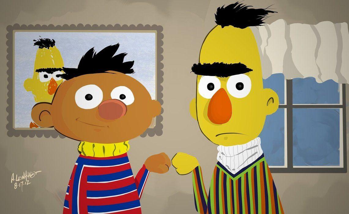 Bert and Ernie by Adam