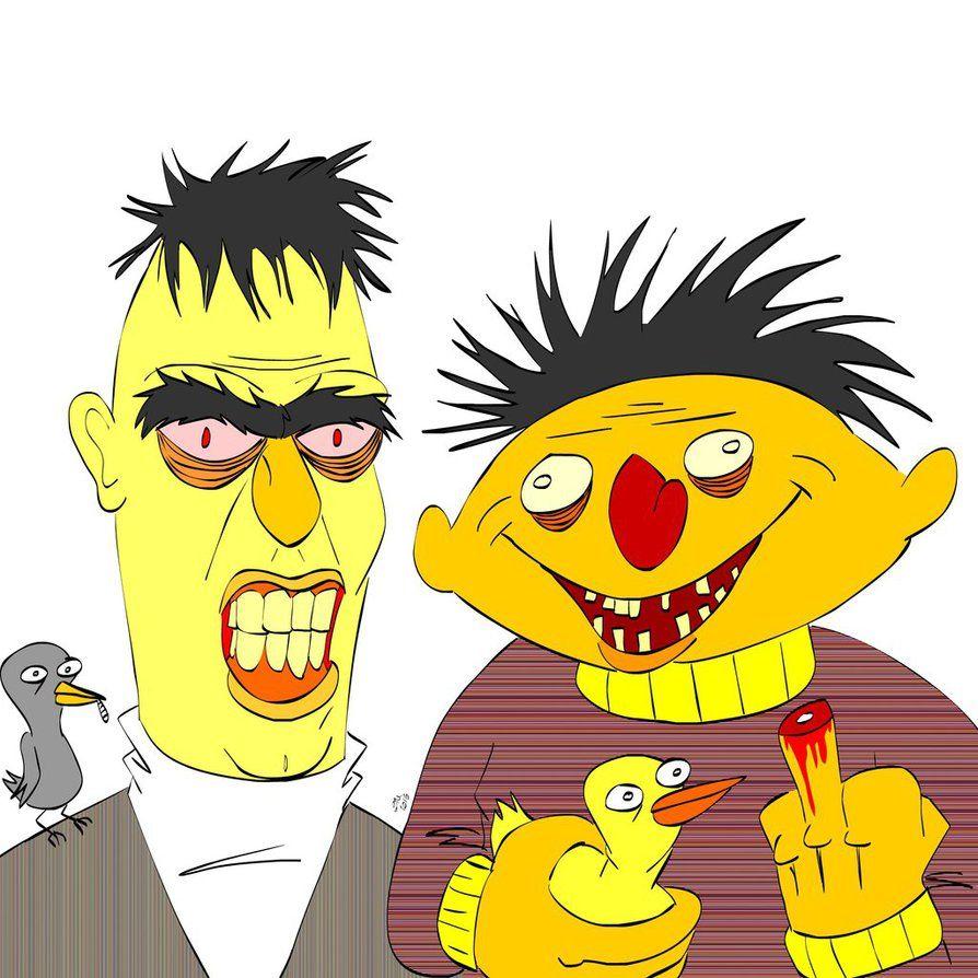 Bert and Ernie Smoke Meth by Dantoons1910