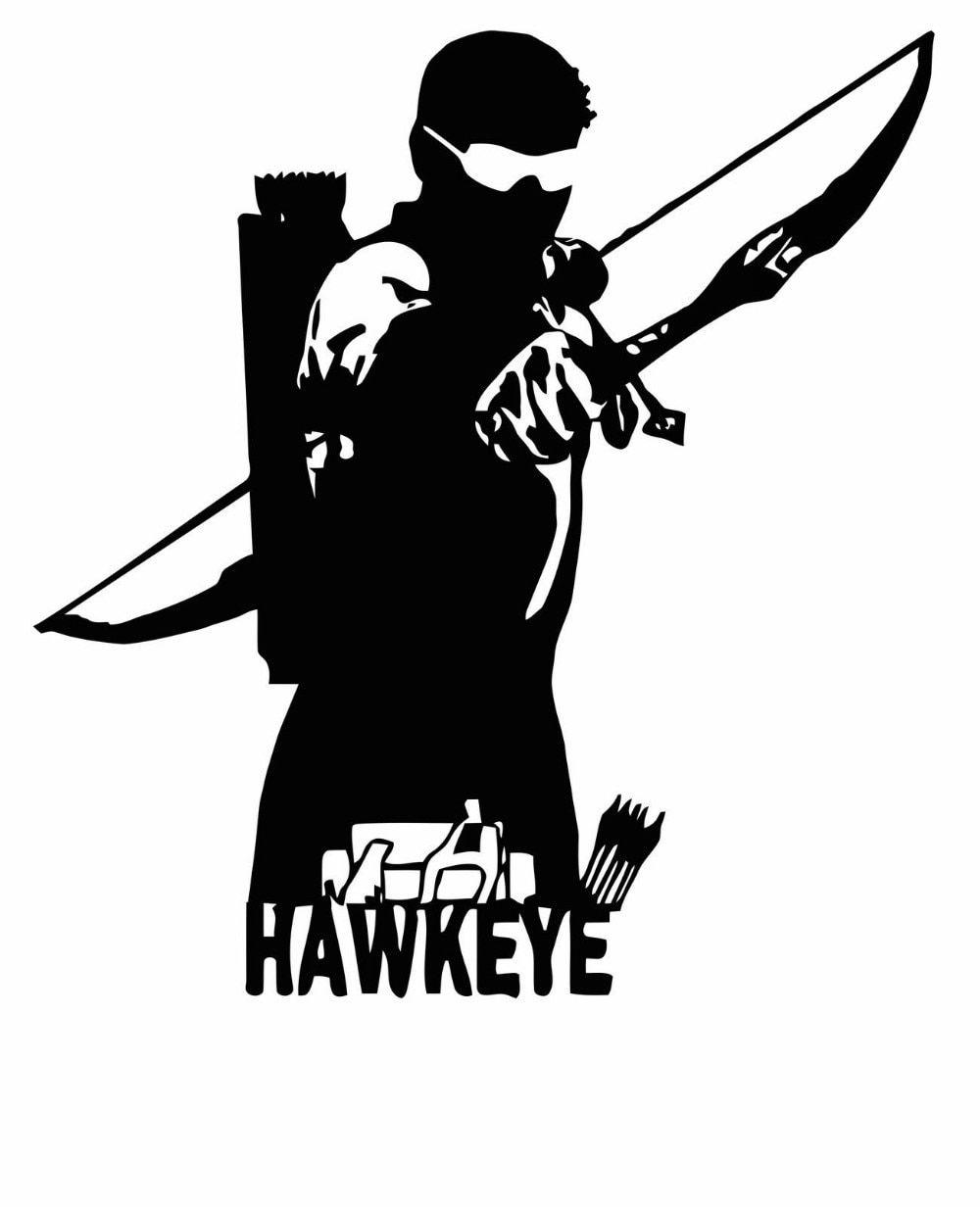Hawkeye Marvel Superhero Hero wall stickers for kids room boys