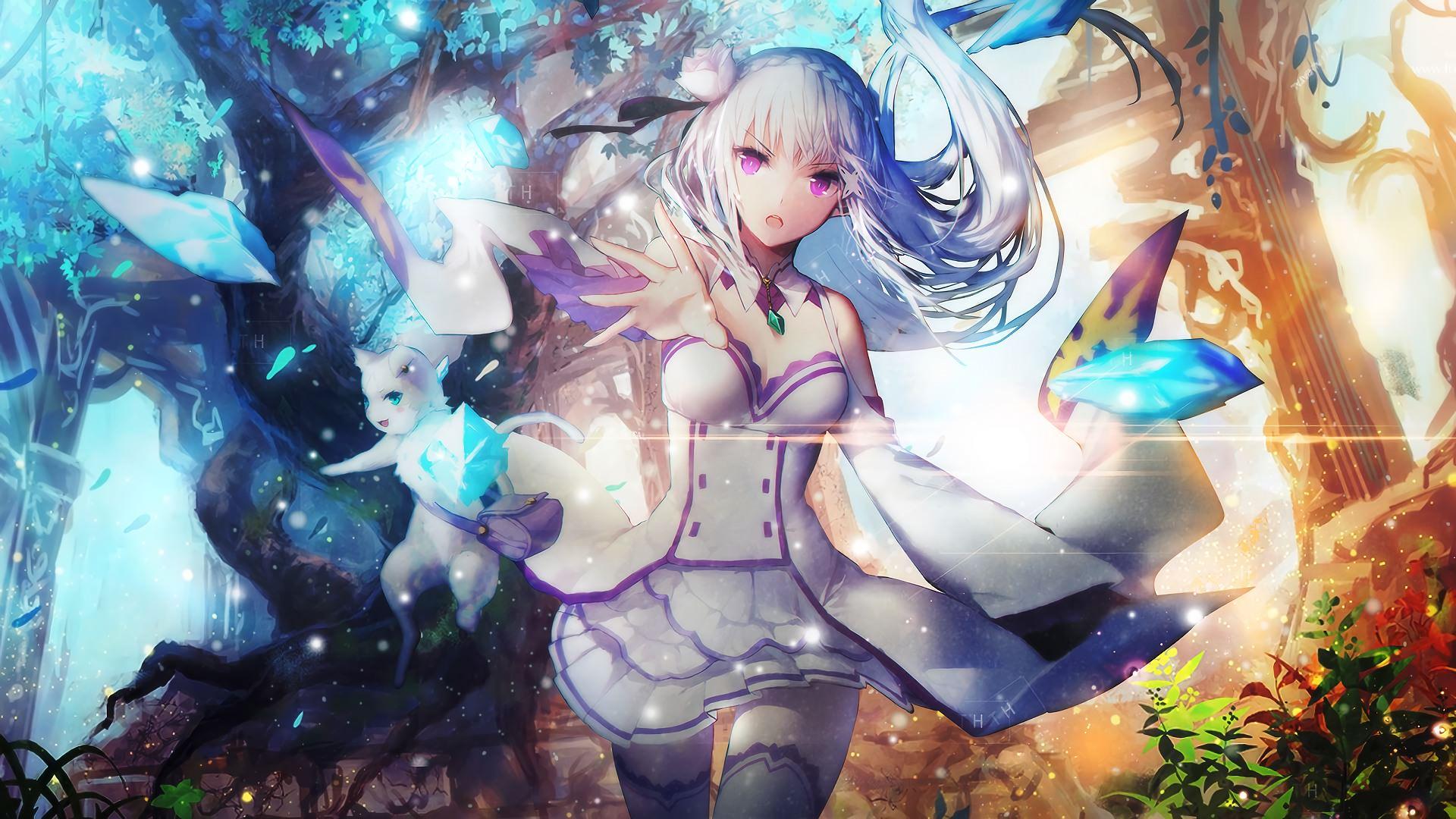 Emilia. Re:Zero Wallpaper