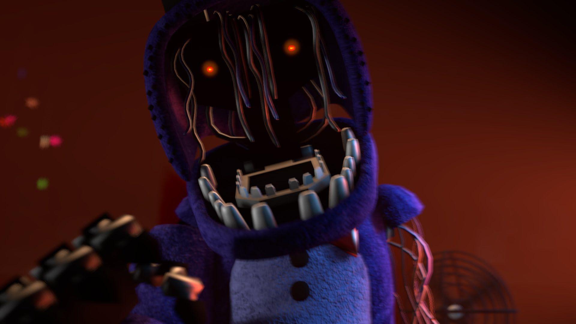 FNAF SFM Withered Bonnie Jumpscare (New Model)