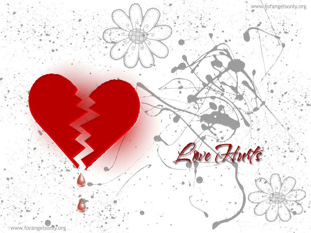 1024x768px Love Hurts Wallpaper