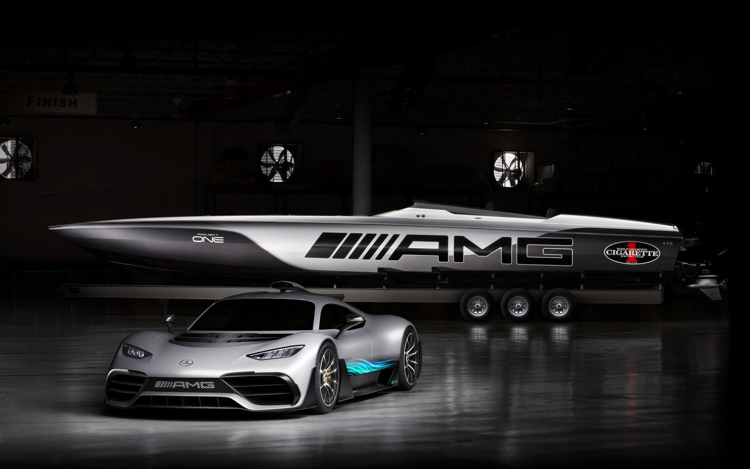 Download 2560x1600 Mercedes Amg Project One, Supercar, Cars, Silver