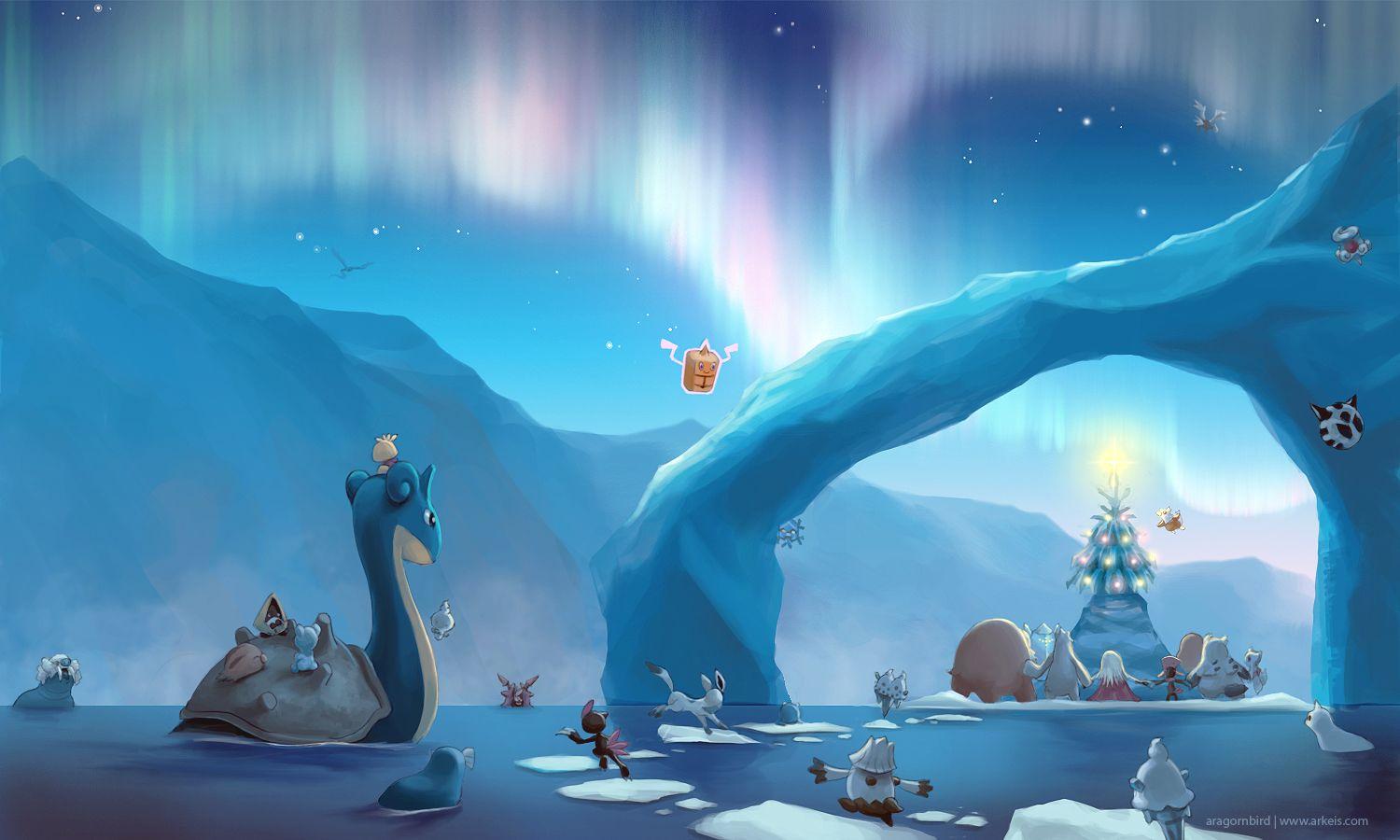 Abomasnow Arkeis Pokemon Articuno Beartic Castform Christmas