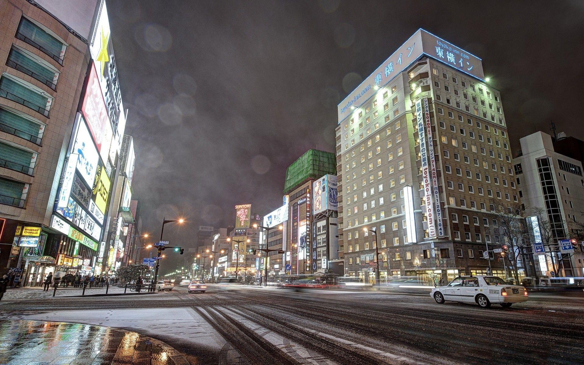Sapporo City, Hokkaido, Japan. Android wallpaper for free