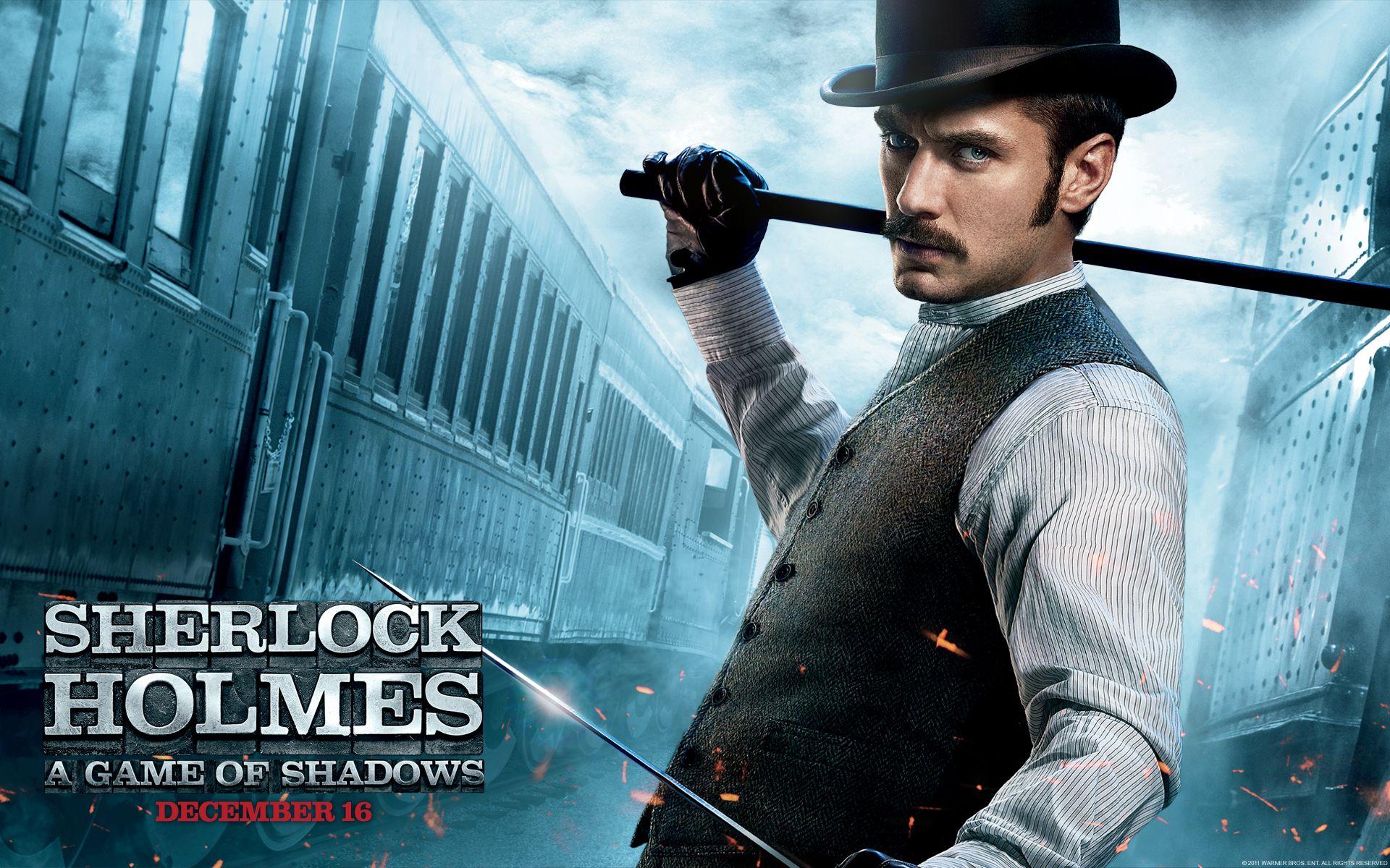 Jude Law in Sherlock Holmes 2 Movies. Download Top HD