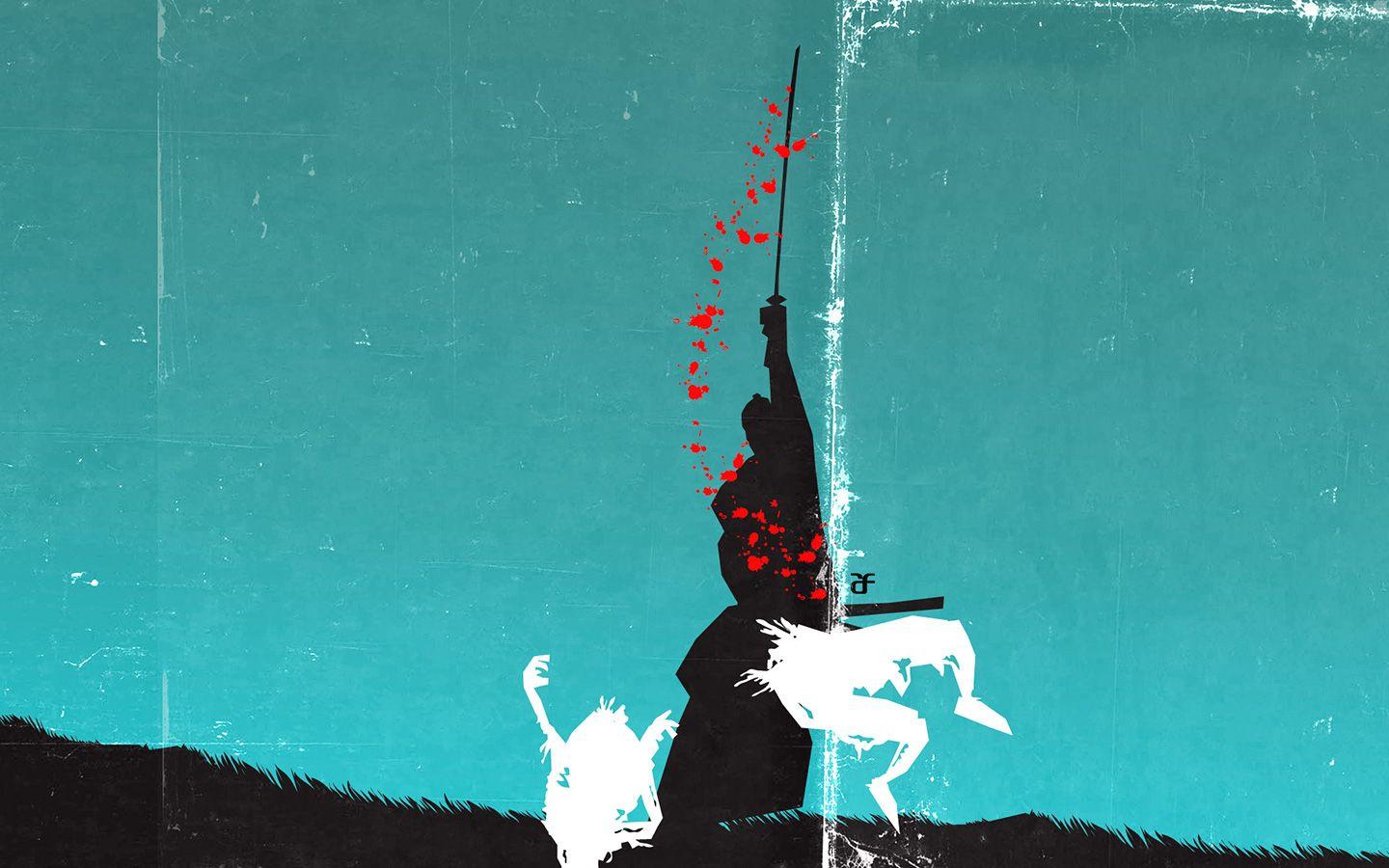 Samurai vs. Zombies Arts Wallpaper