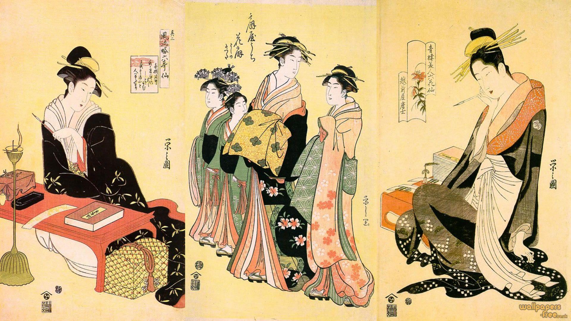 Japanese art wallpaper Gallery