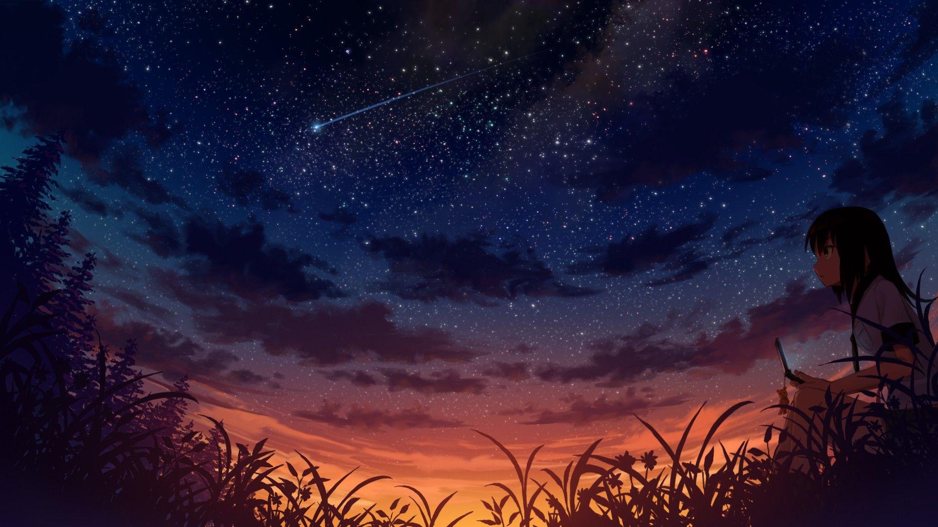 Download the Watching the Night Sky Wallpaper, Watching the Night