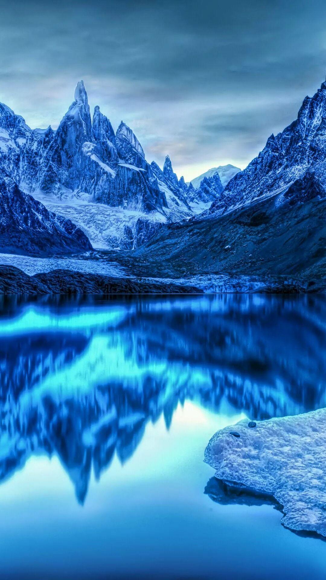 Download Ice Lake Samsung Galaxy J5 HD Wallpaper Cold