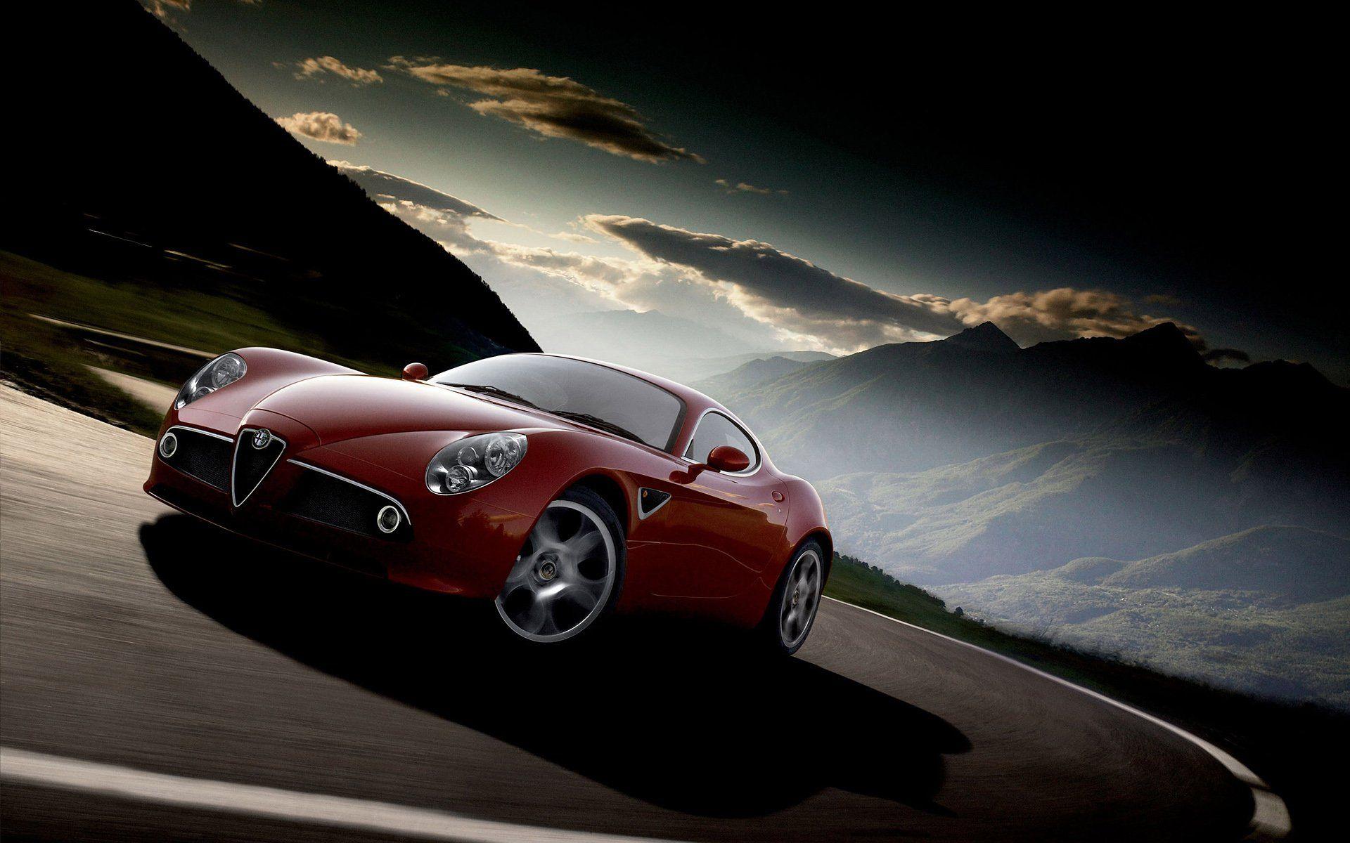 Alfa Romeo 8C Competizione HD Wallpaper