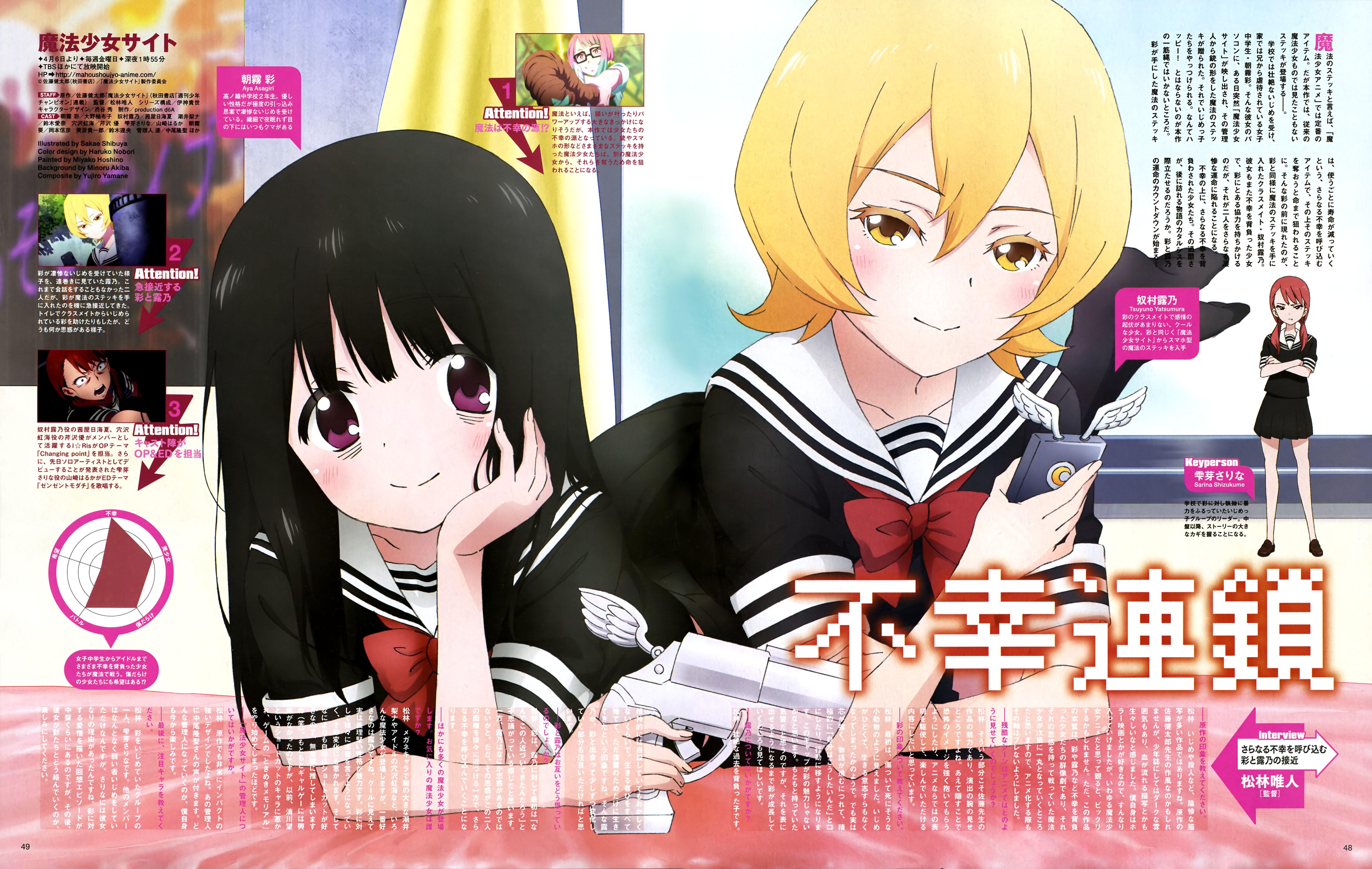 Mahou Shoujo Site Wallpaper Discover more Anime, Magical Girl