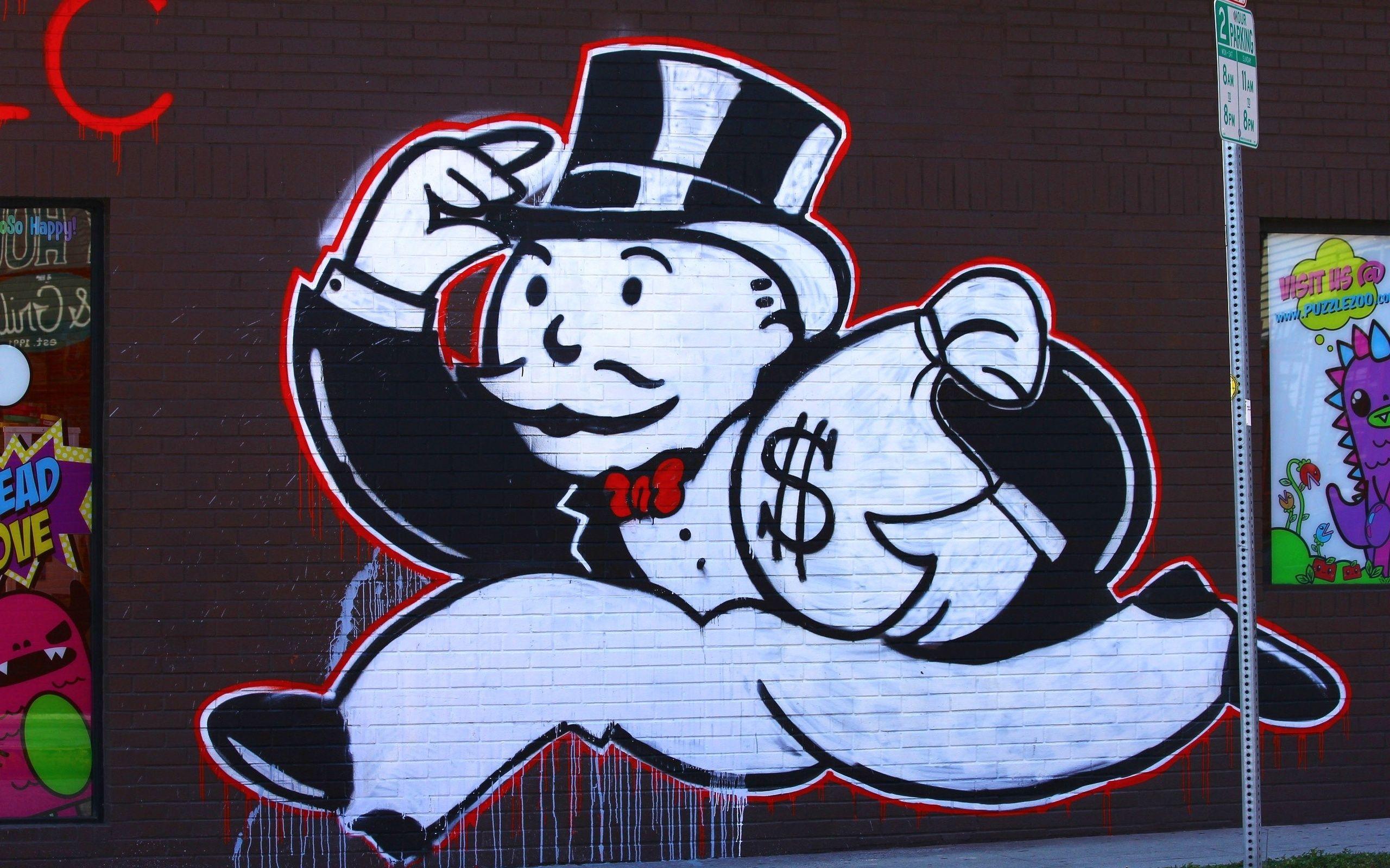 Alec Monopoly, Street Art, Modern Art, Graffiti, Artwork