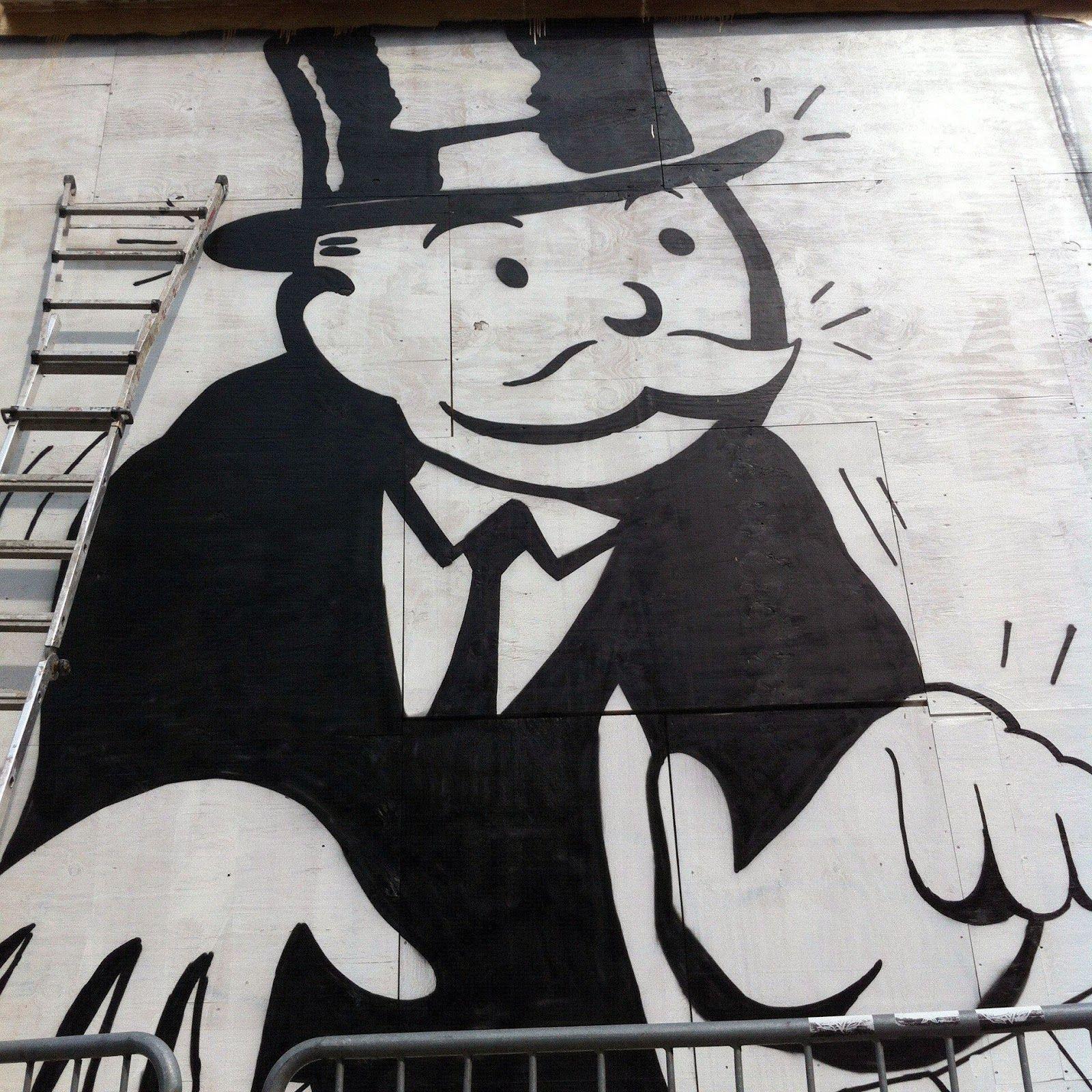 Alec Monopoly New Mural In NYC