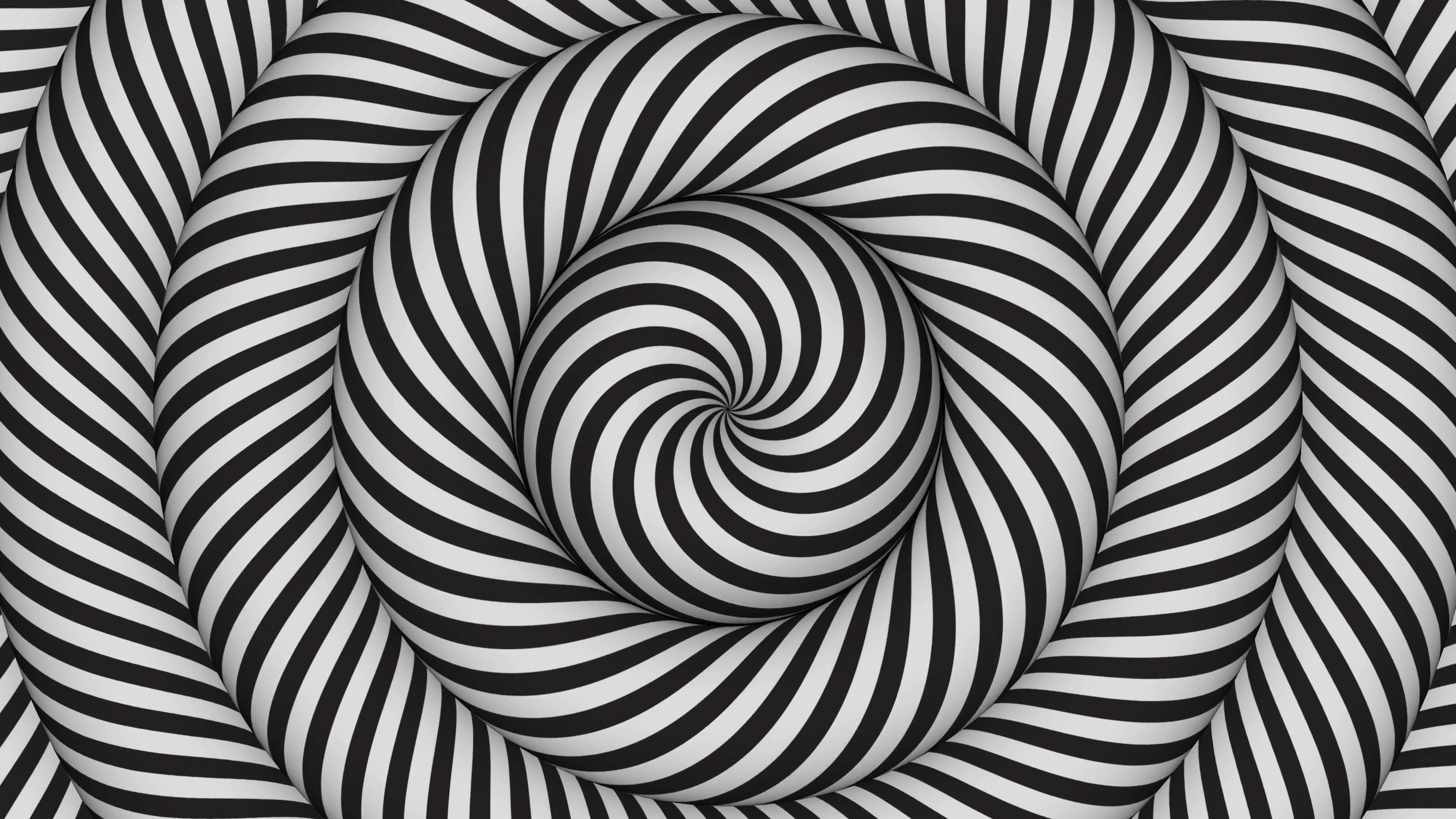 hypnotic background with black and white concentric circles