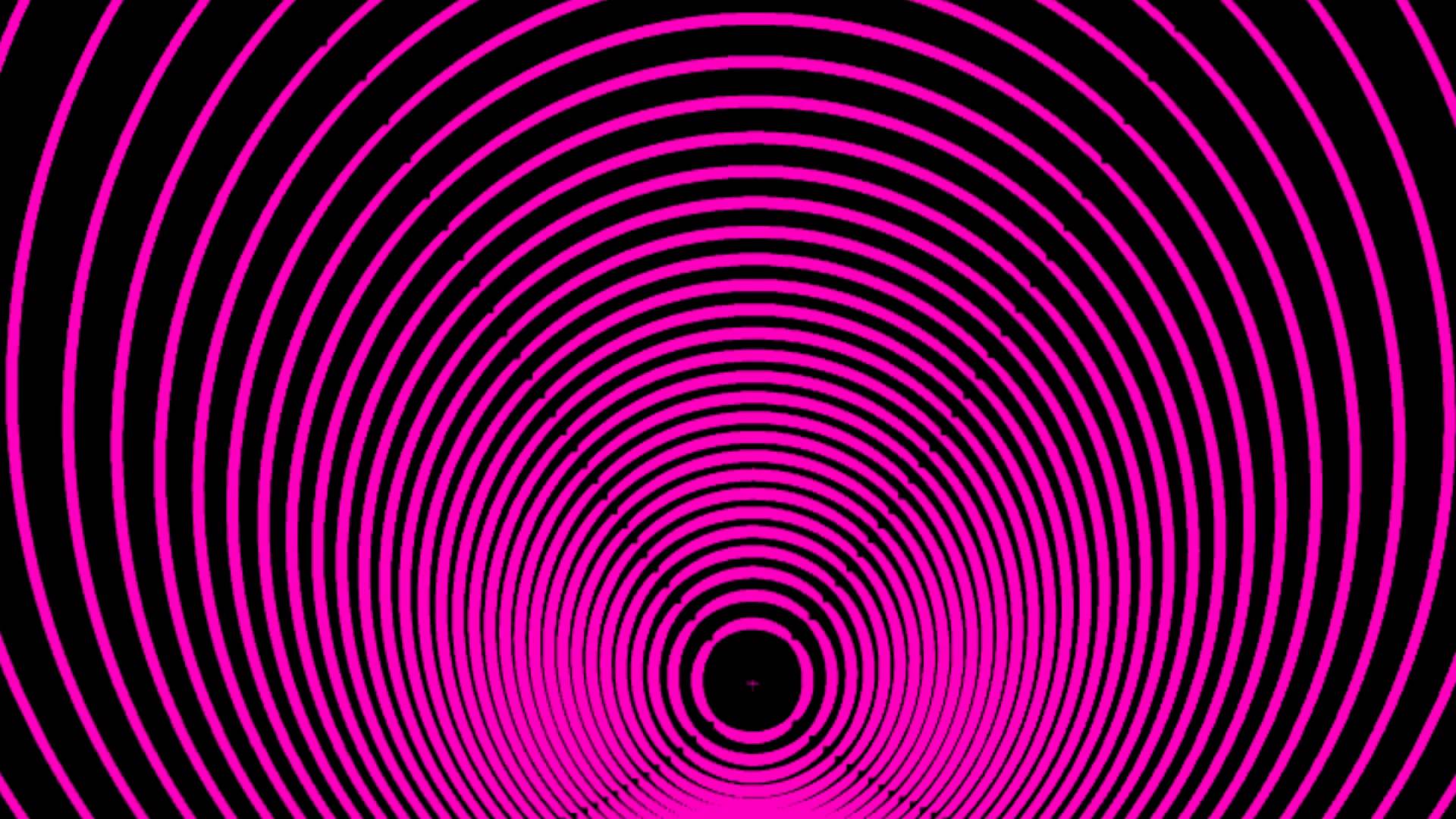 Hypnotic Tunnel ANIMATION FREE FOOTAGE HD Pink Lines Black