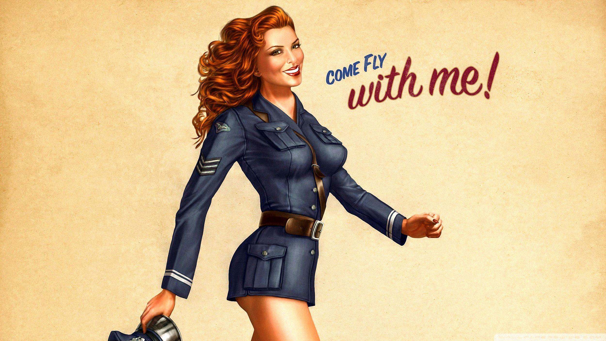 Image detail for PinUp Wallpaper Pin Up Girls Wallpaper PinUp. HD