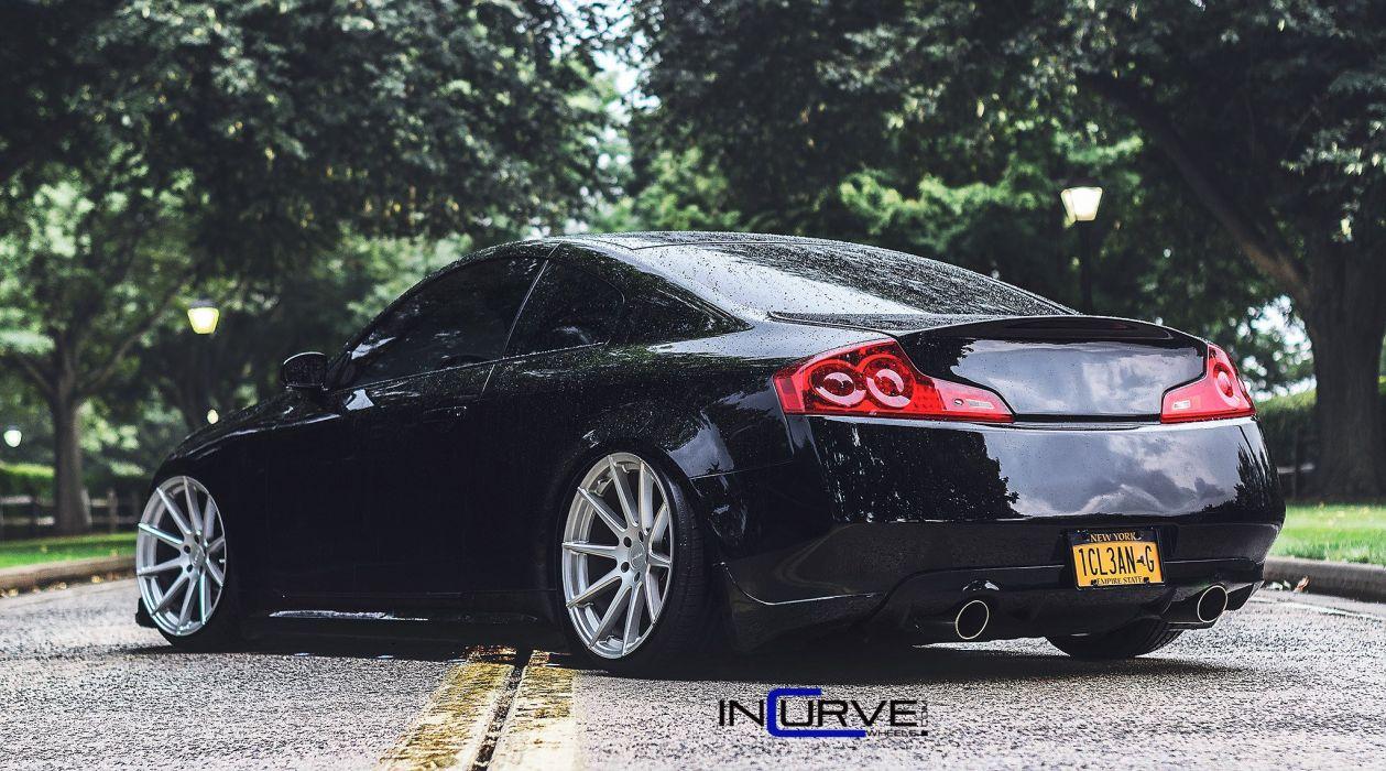 Incurve Wheels cars tuning Infiniti G35 coupe wallpaper