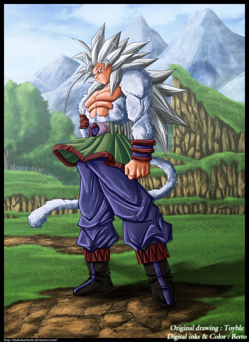 Son Goku, Dragon Ball AF SSJ5. Anime dragon ball, Dragon ball, Dragon ball art