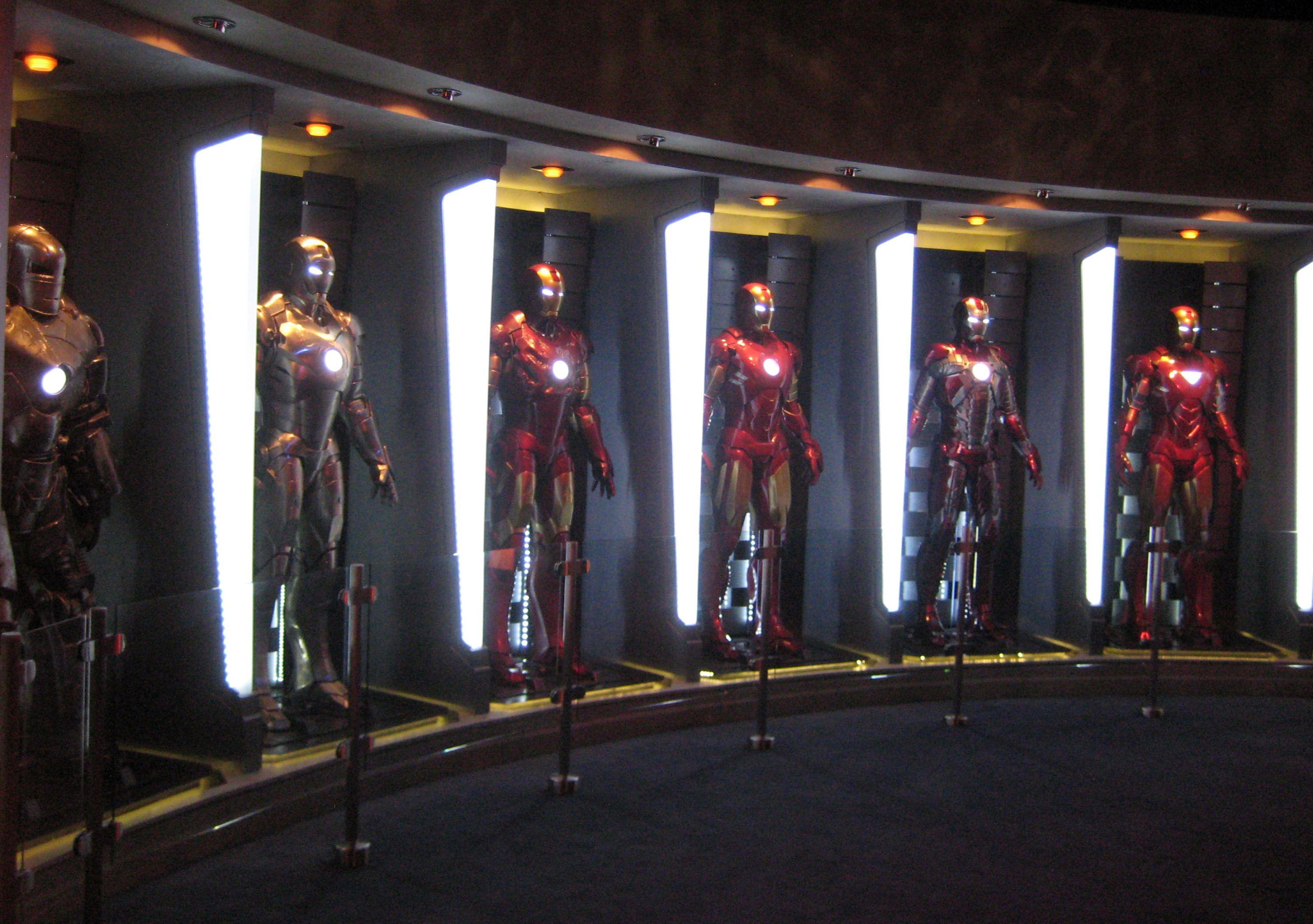 Disneyland Tony Stark's HALL OF ARMOR Exhibit Image