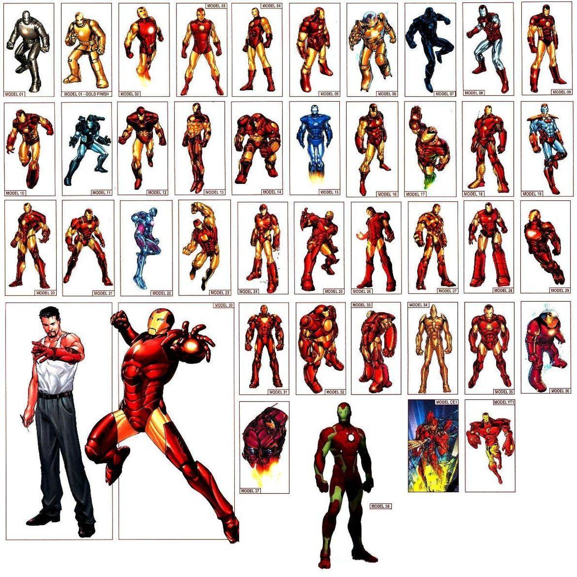 Iron Man Suits. jeffé