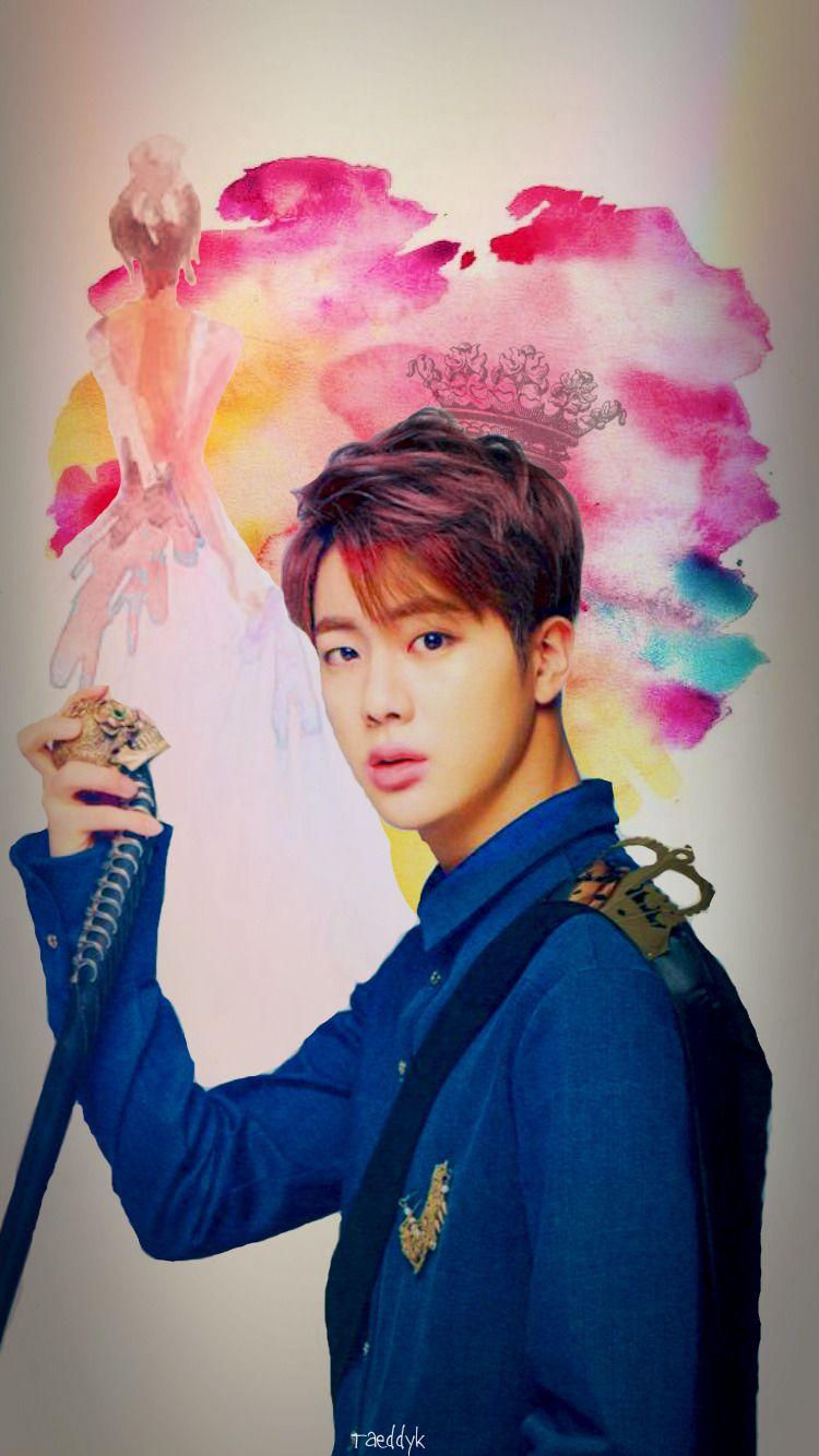 taeddyk.tumblr.com, ❤ Prince Seokjin Watercolor Wallpaper