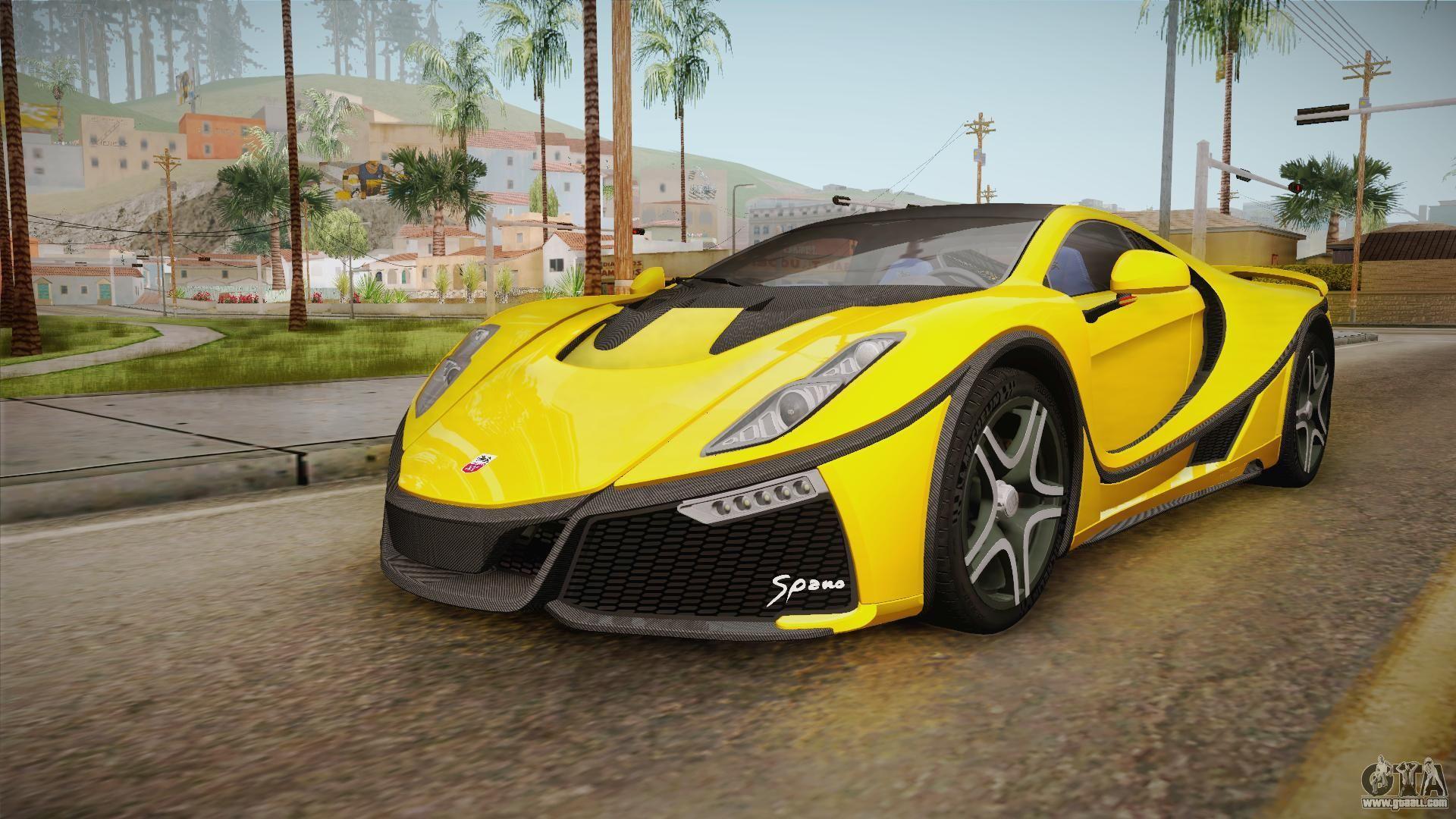 Spania GTA Spano 2016 for GTA San Andreas