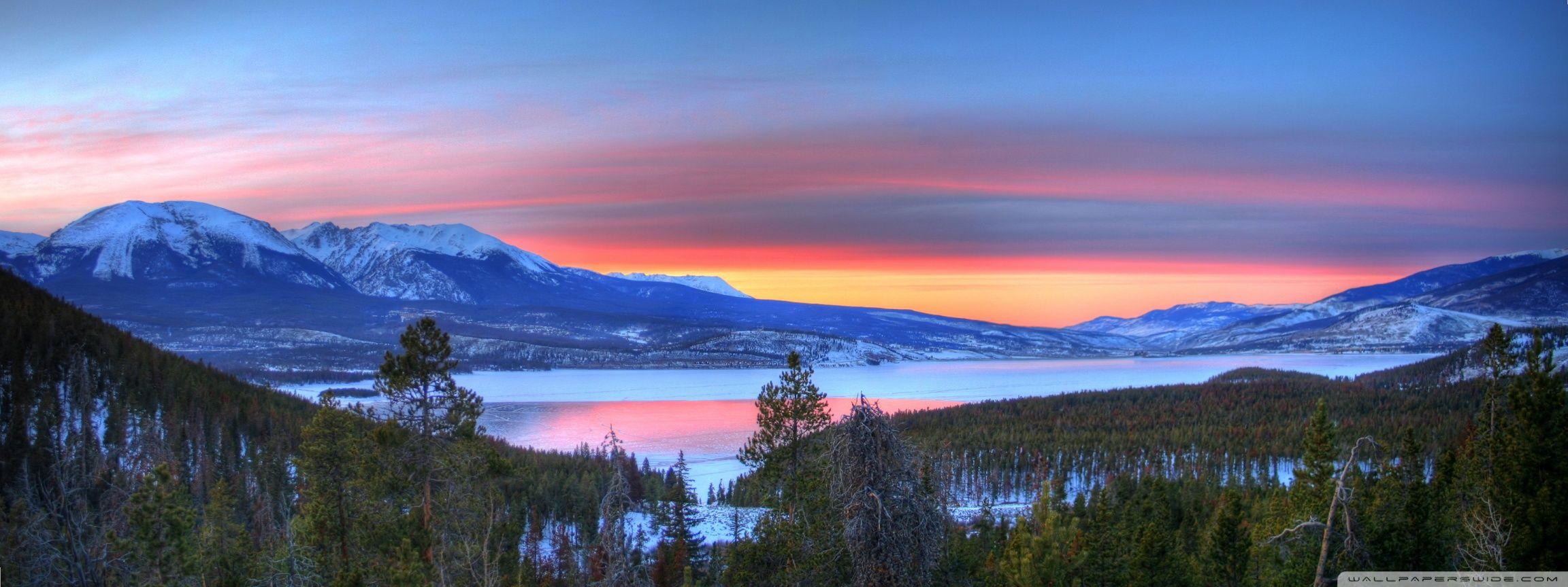 Mountain Lake Sunset Nature ❤ 4K HD Desktop Wallpaper for 4K Ultra