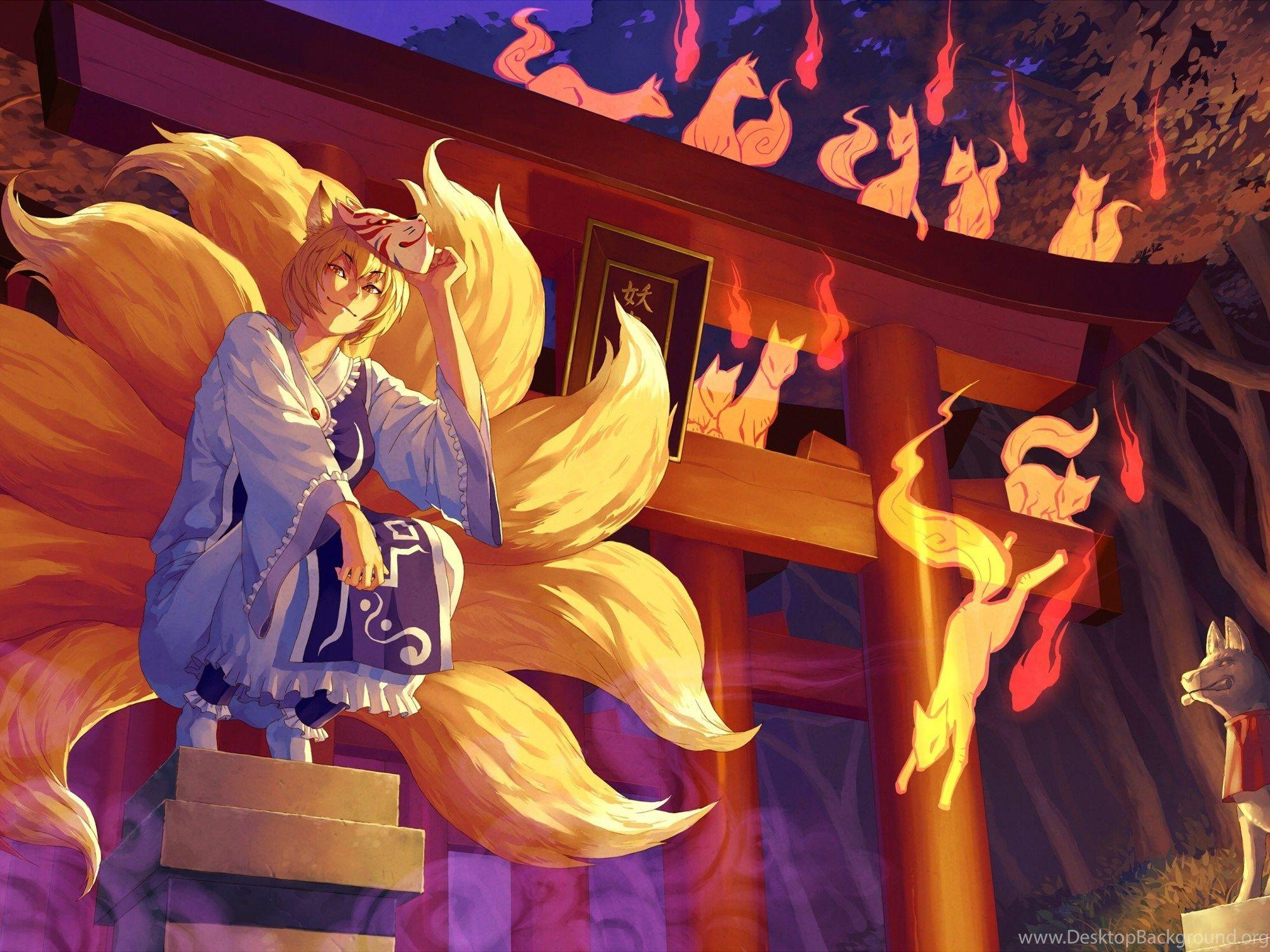 Anime Fox Wallpapers Wallpaper Cave