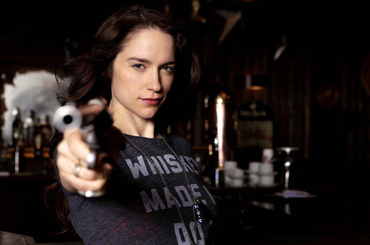 Wynonna Earp image Wynonna with the peacemaker HD wallpaper