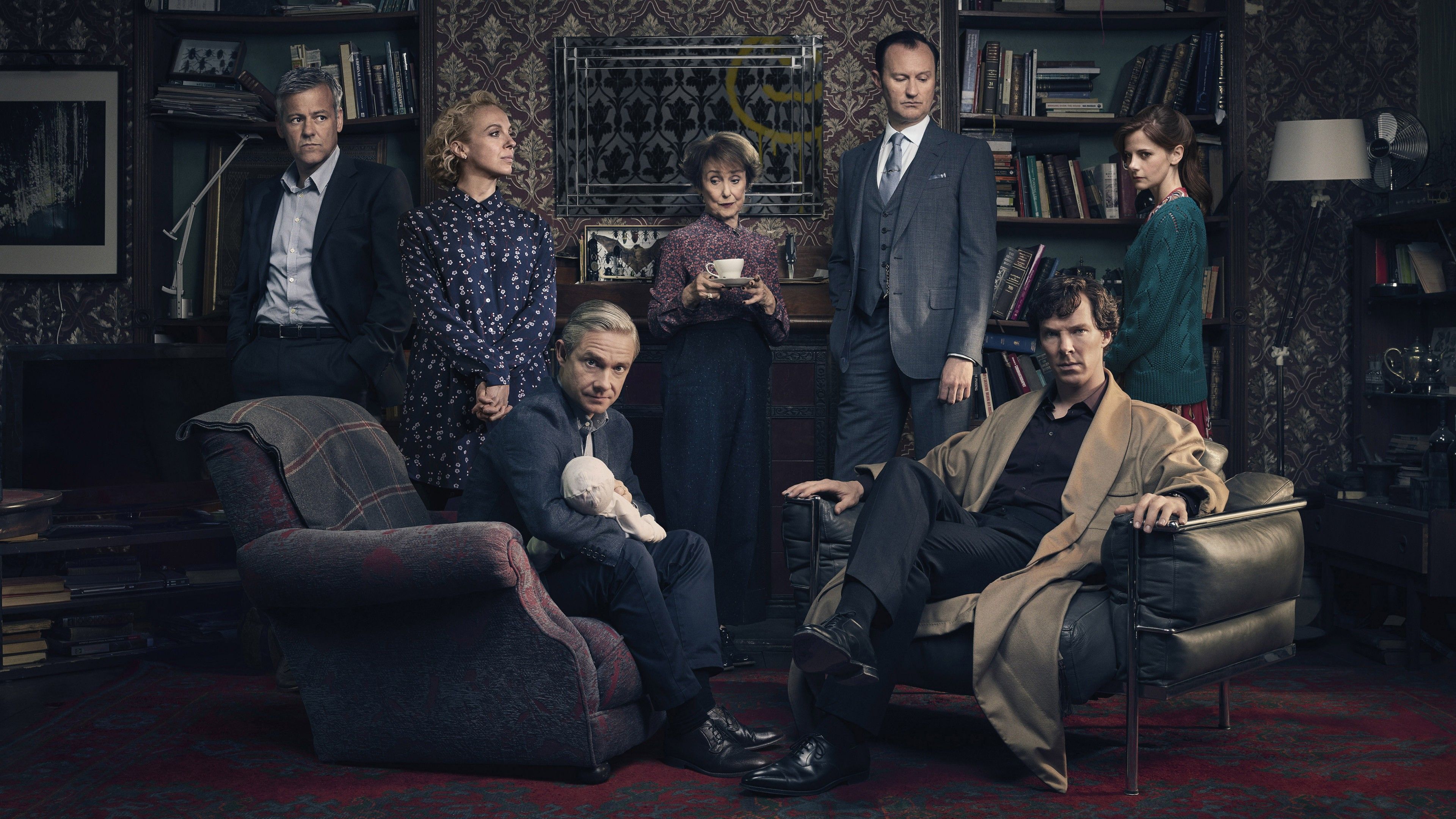 Wallpaper Sherlock Season Benedict Cumberbatch, Martin Freeman