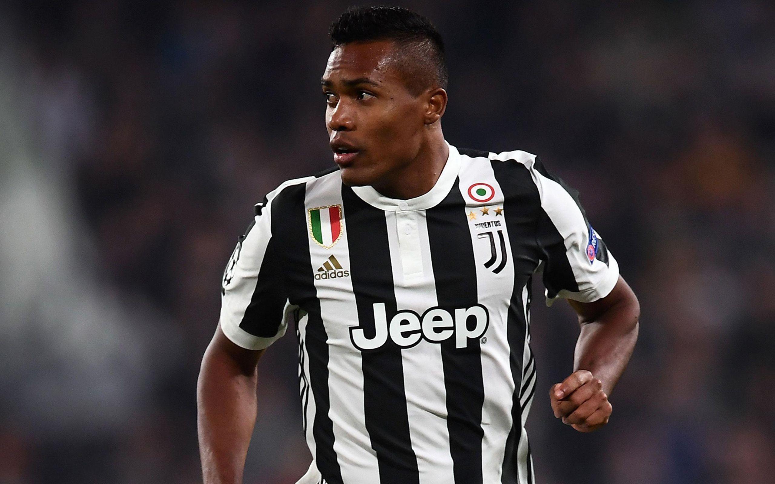 Download wallpaper Alex Sandro, footballers, match, Juventus