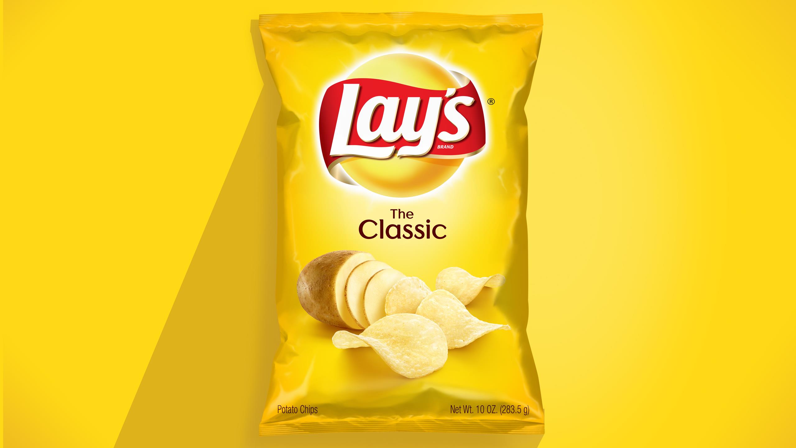 Lays Classic Potato Chips Wallpaper Background 62438 2560x1440px